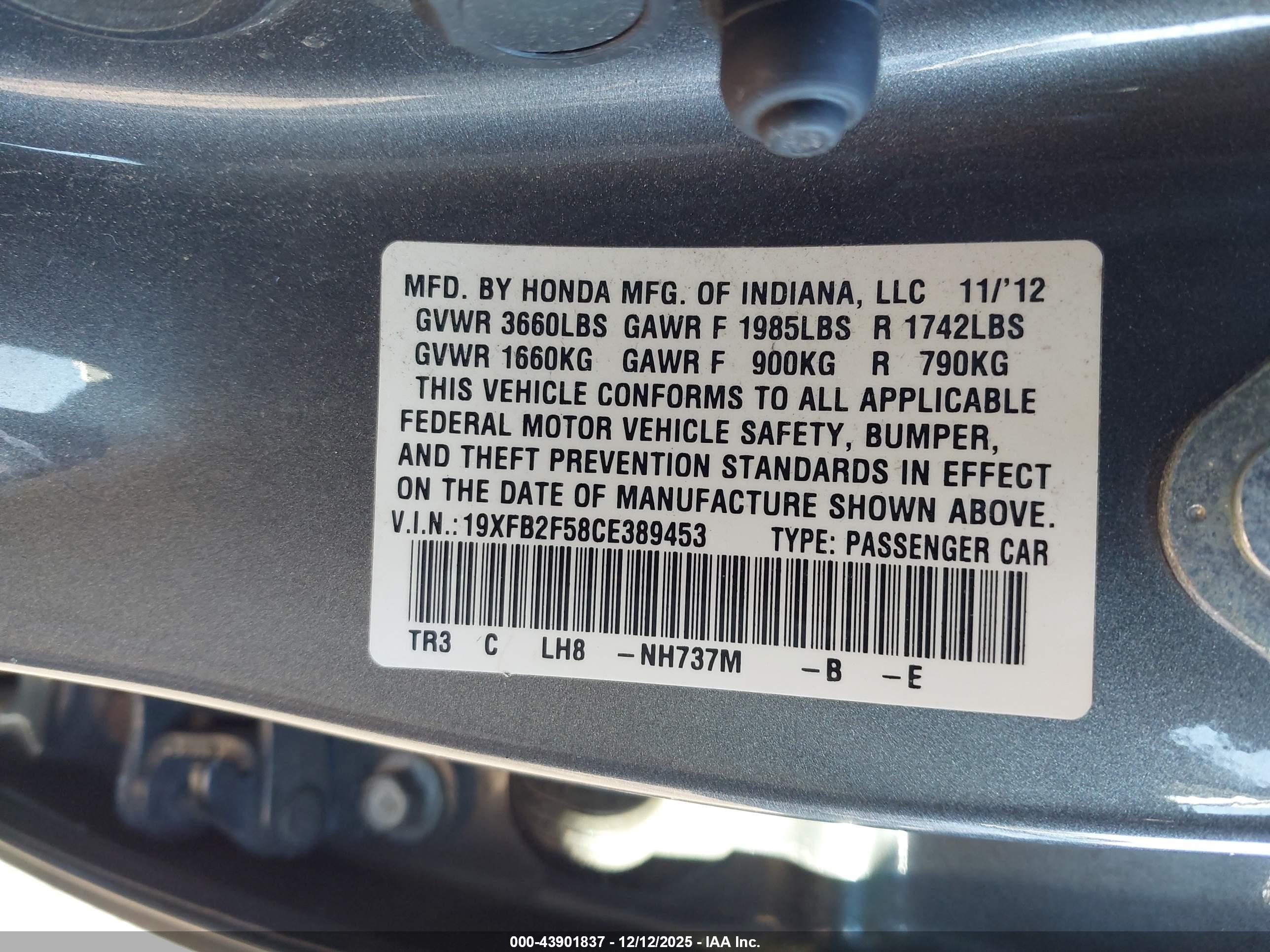 HONDA CIVIC image 9