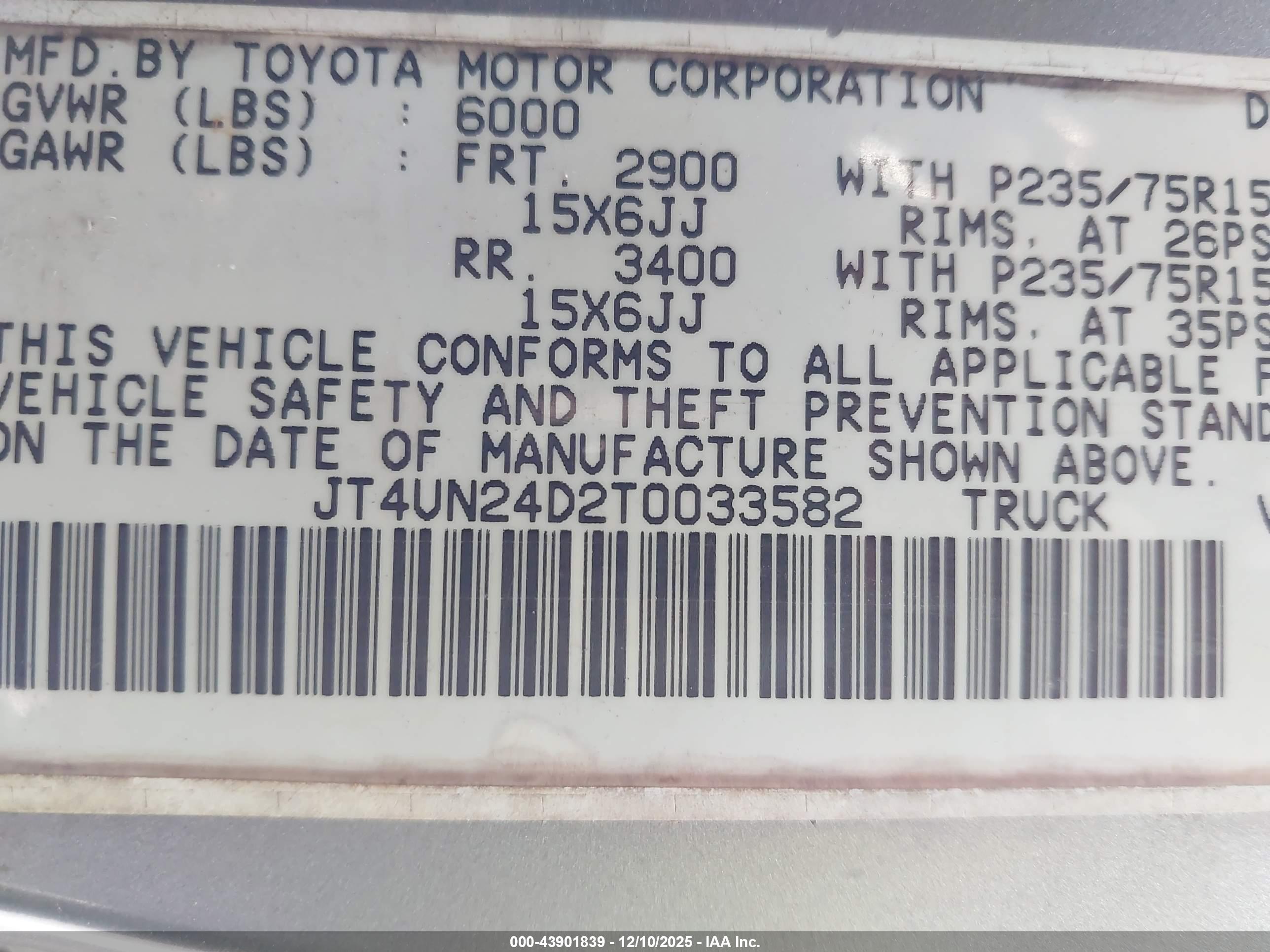 TOYOTA T100 image 9