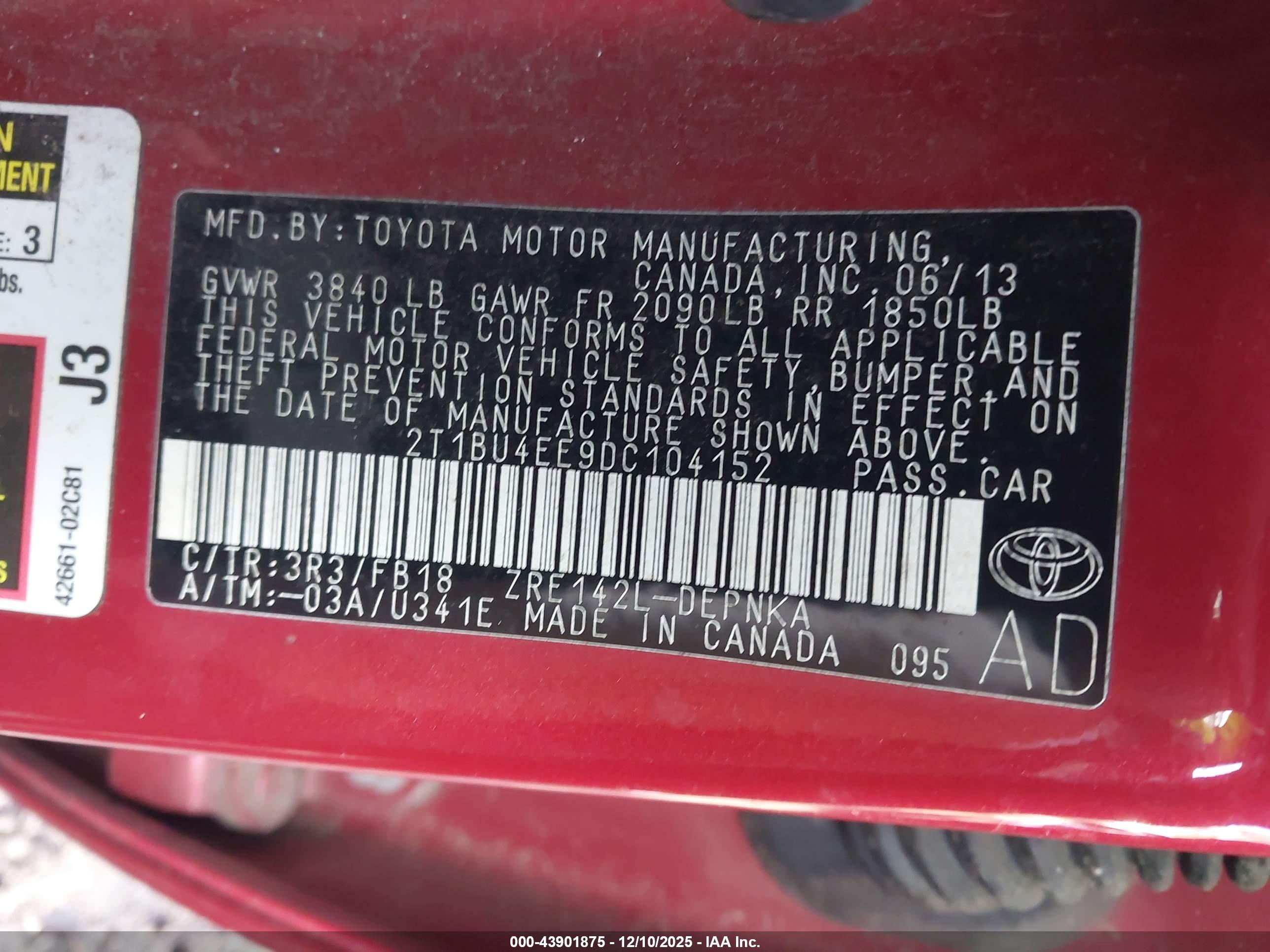 TOYOTA COROLLA image 9