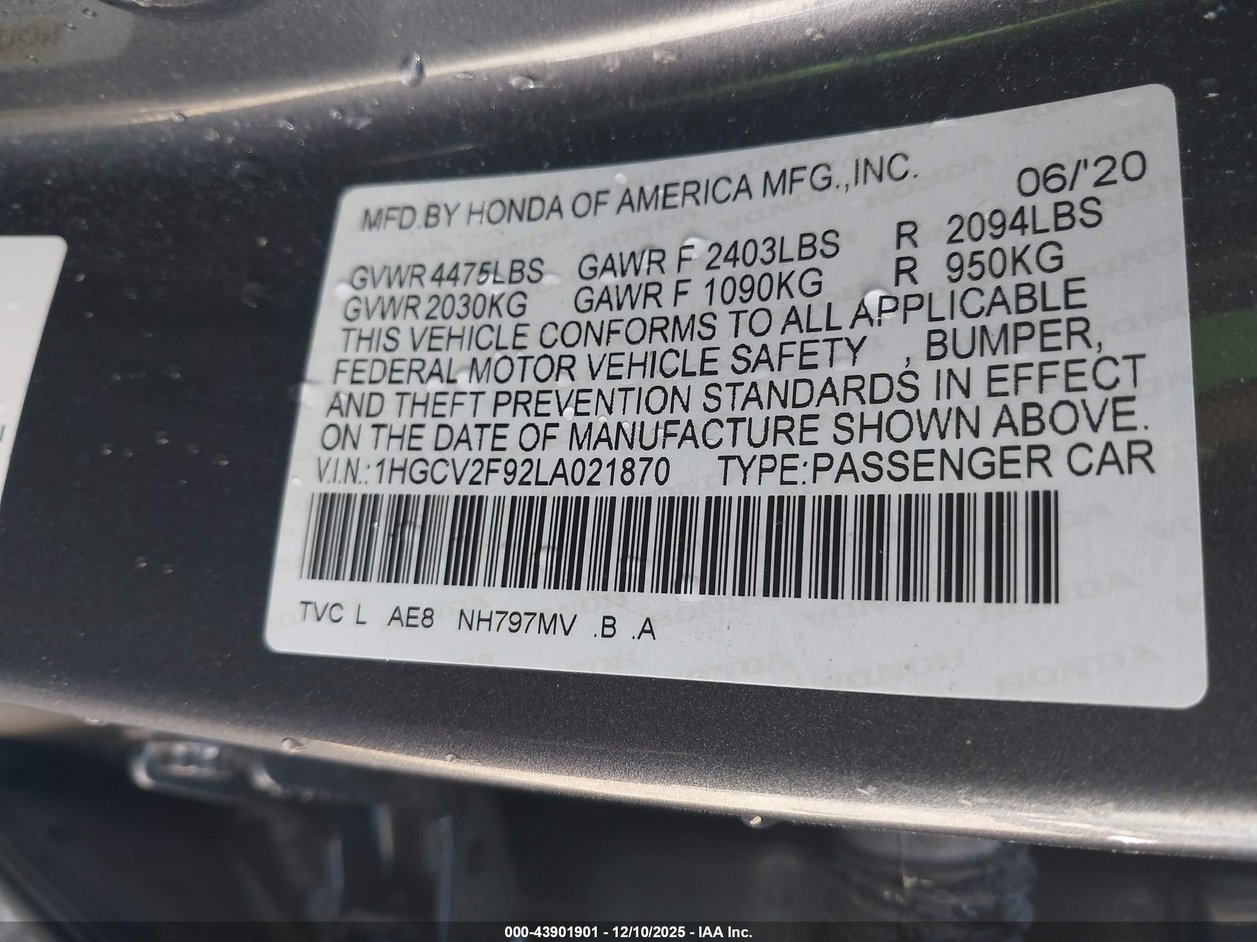 HONDA ACCORD image 9