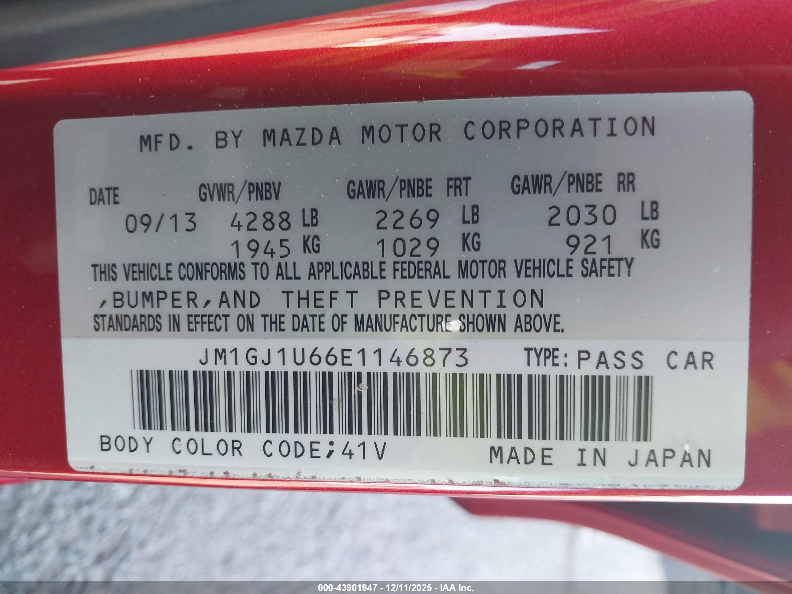 MAZDA MAZDA6 image 9