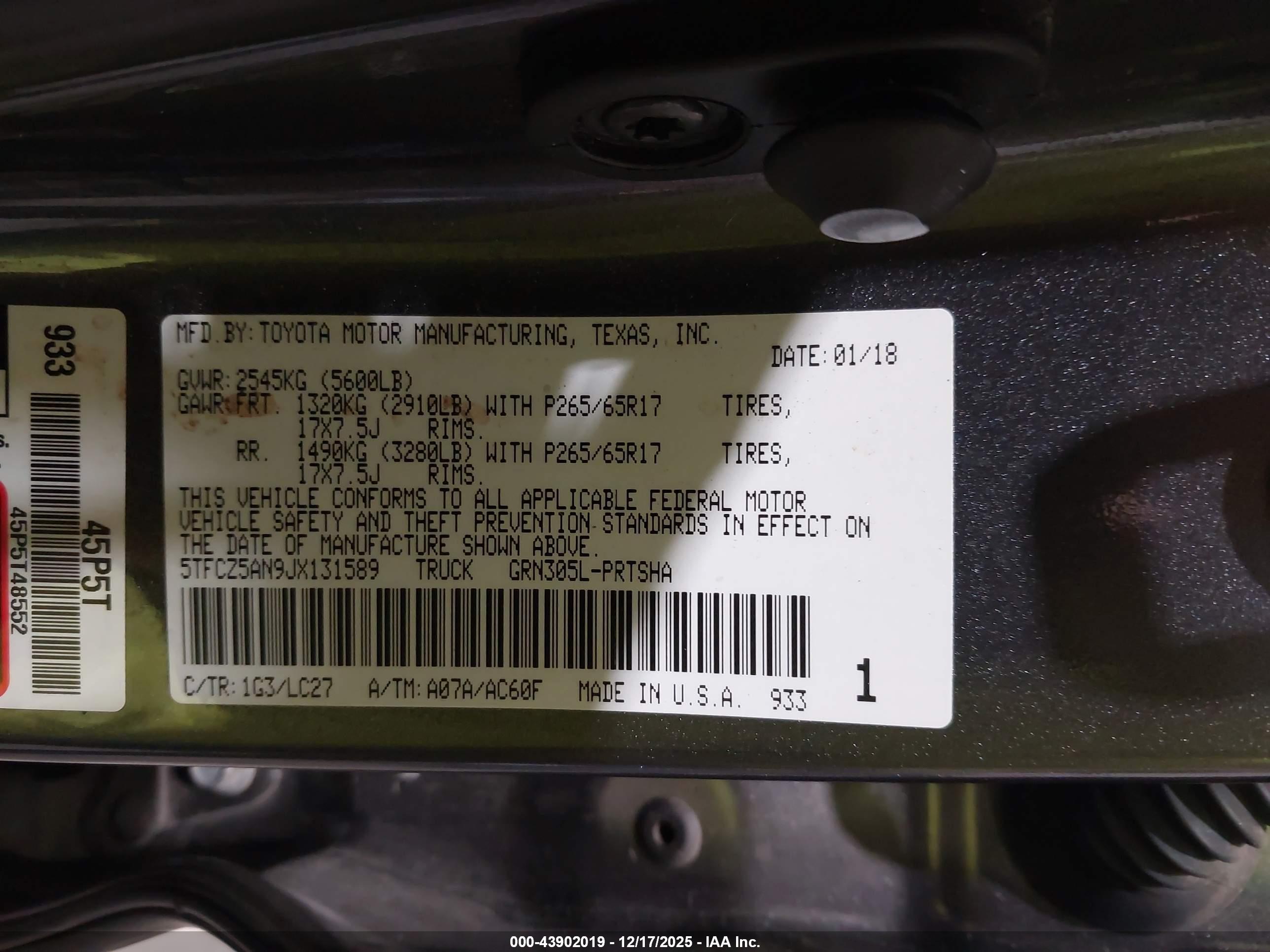 TOYOTA TACOMA image 9