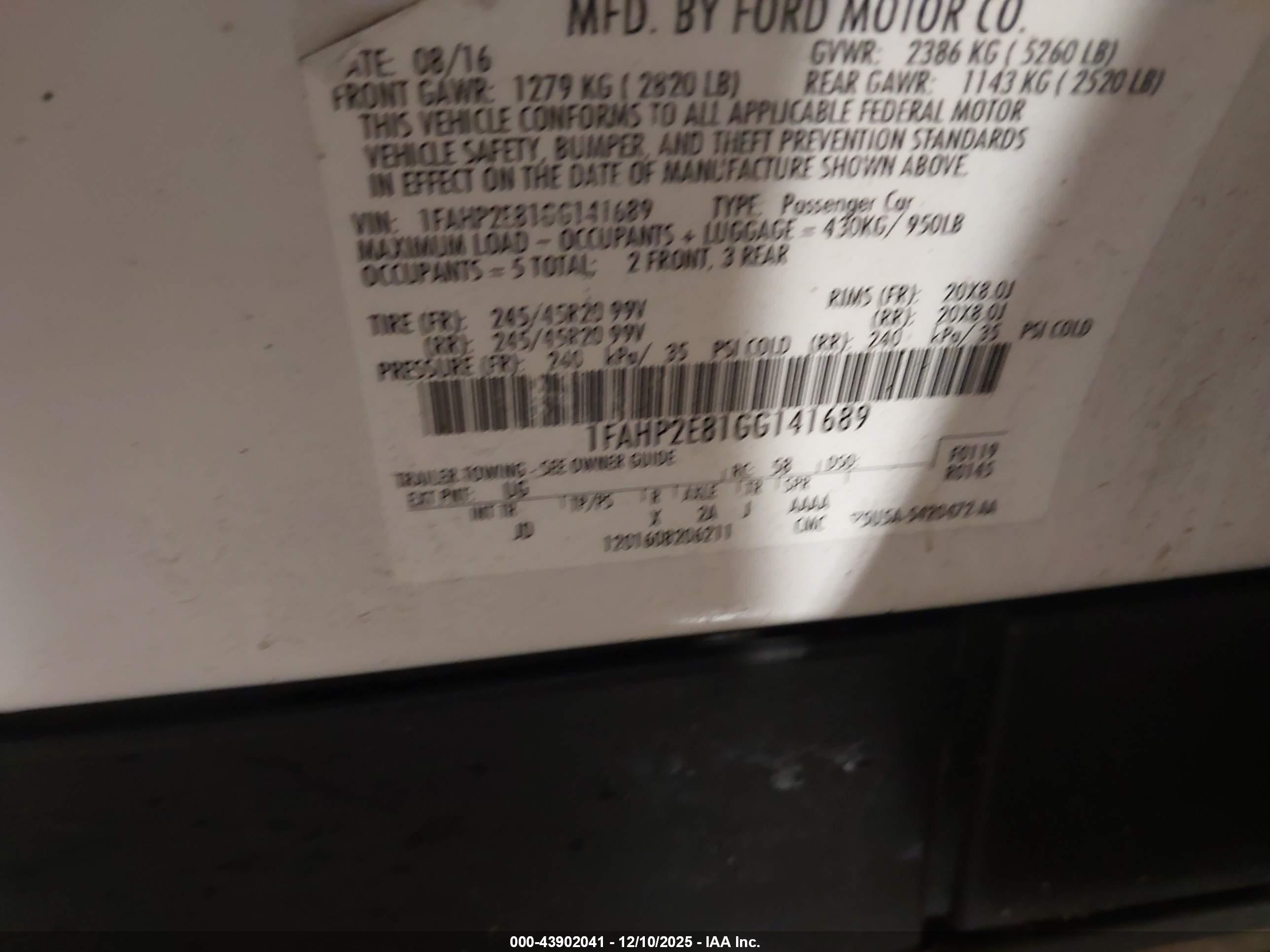 FORD TAURUS image 9