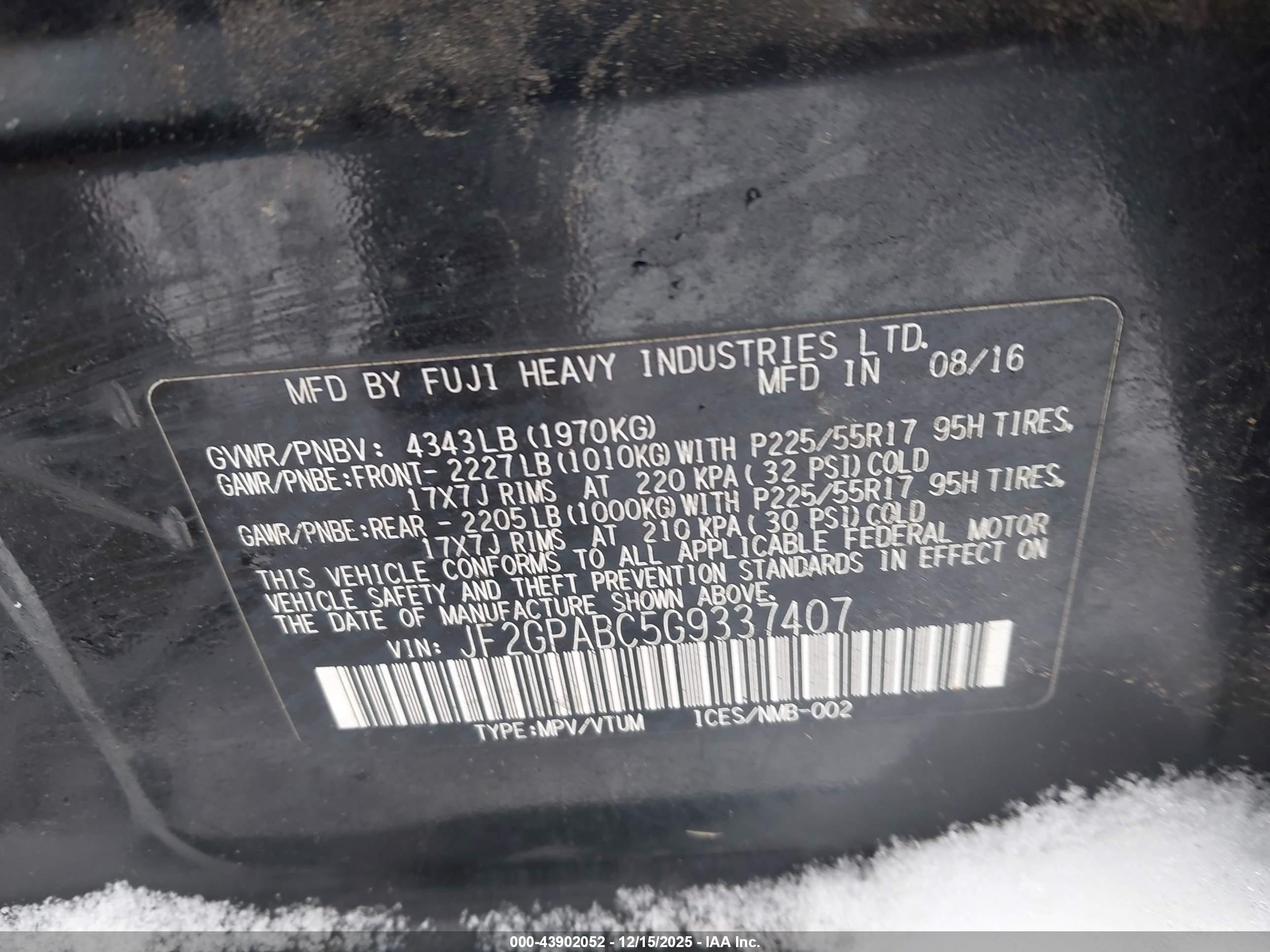 SUBARU CROSSTREK image 9