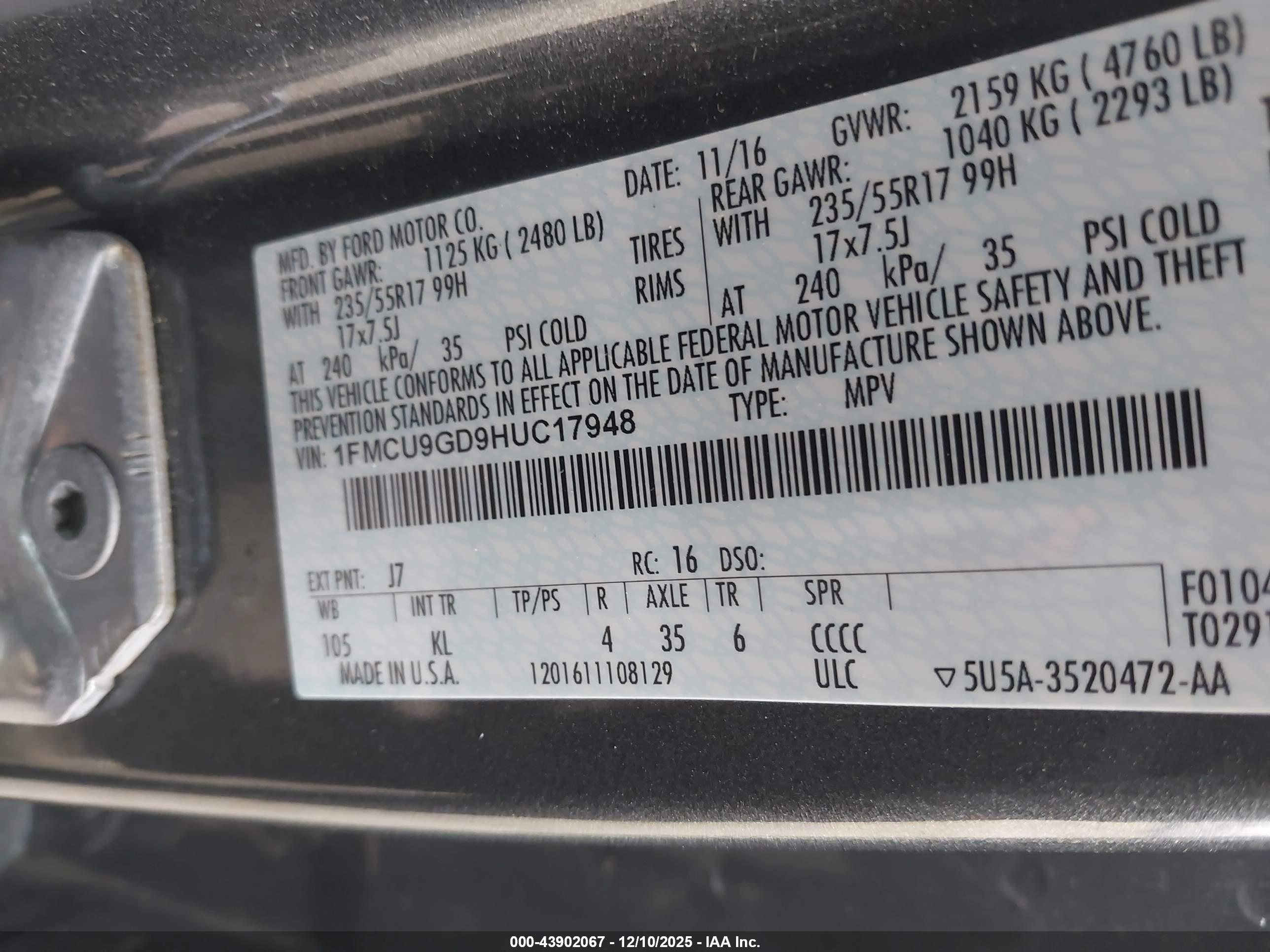 FORD ESCAPE image 9