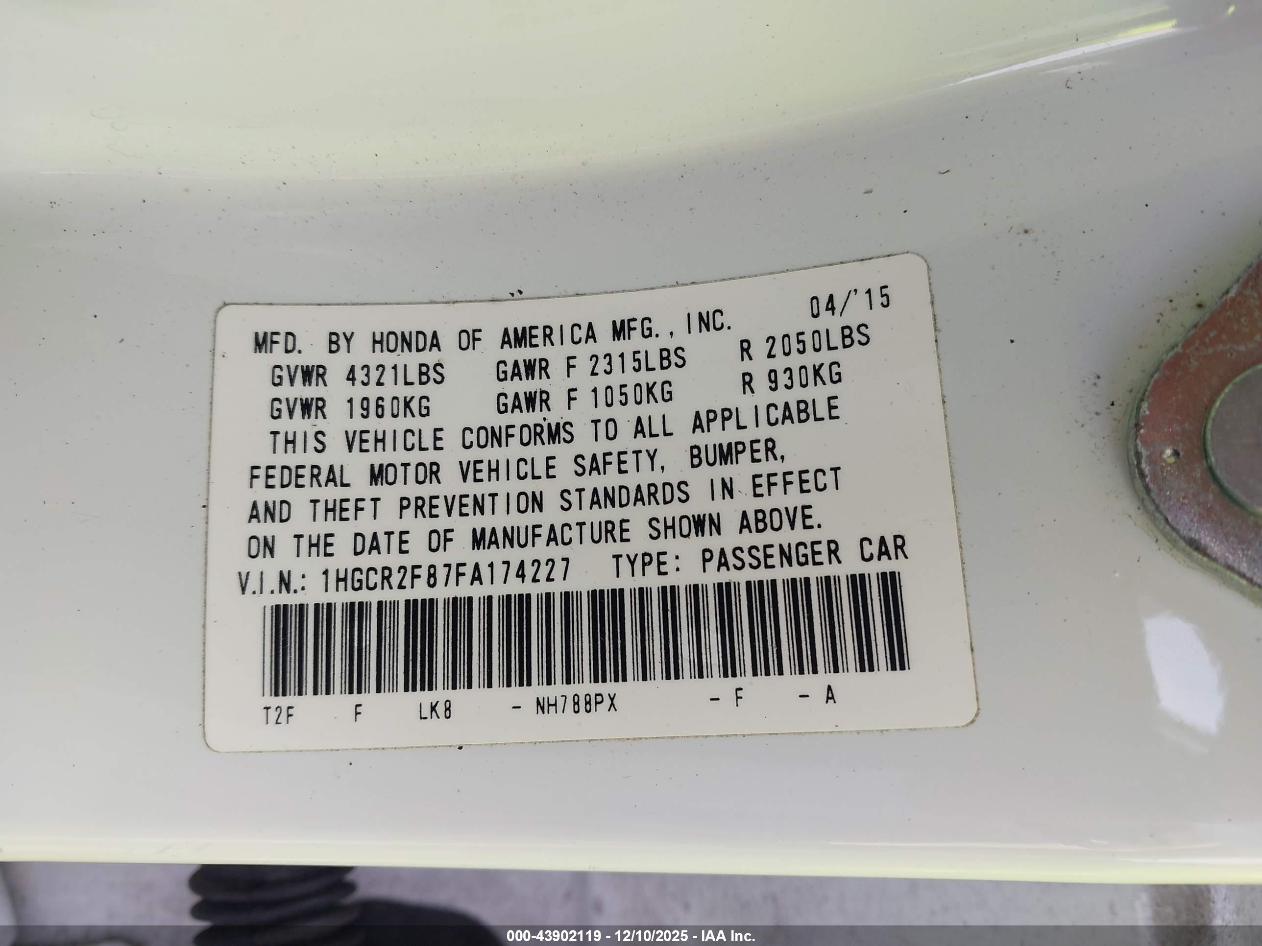 HONDA ACCORD image 9