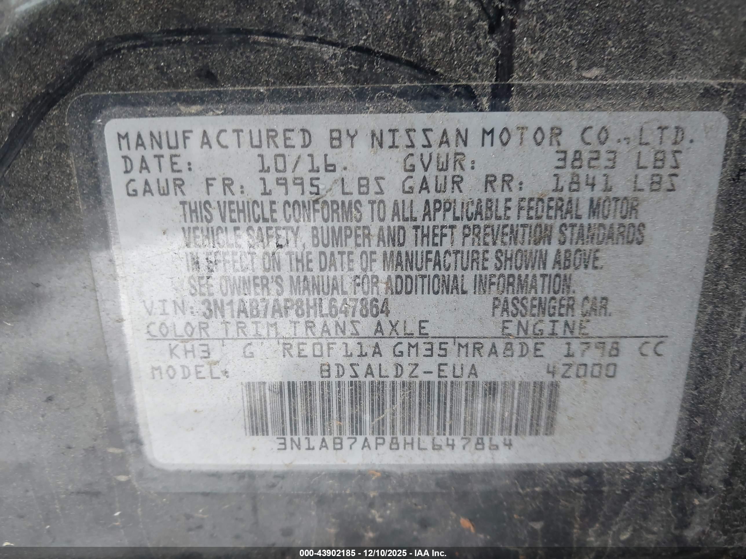 NISSAN SENTRA image 9