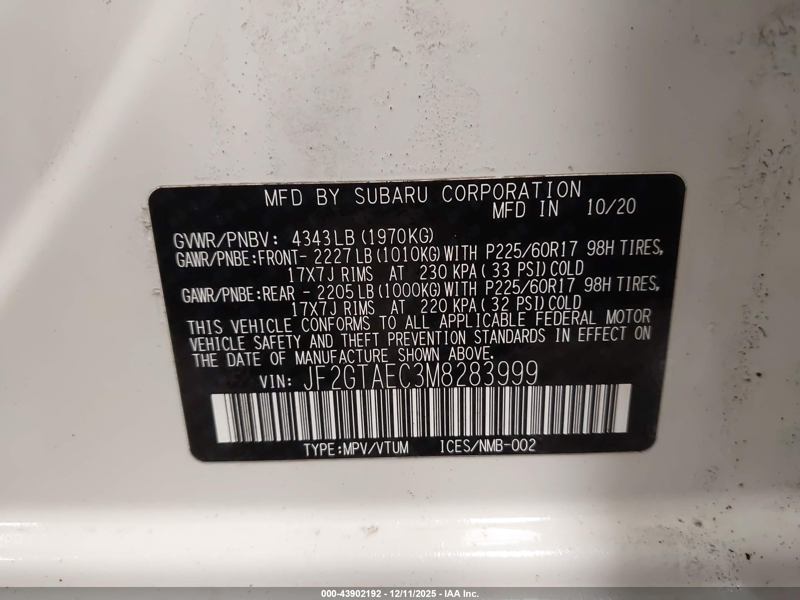 SUBARU CROSSTREK image 9