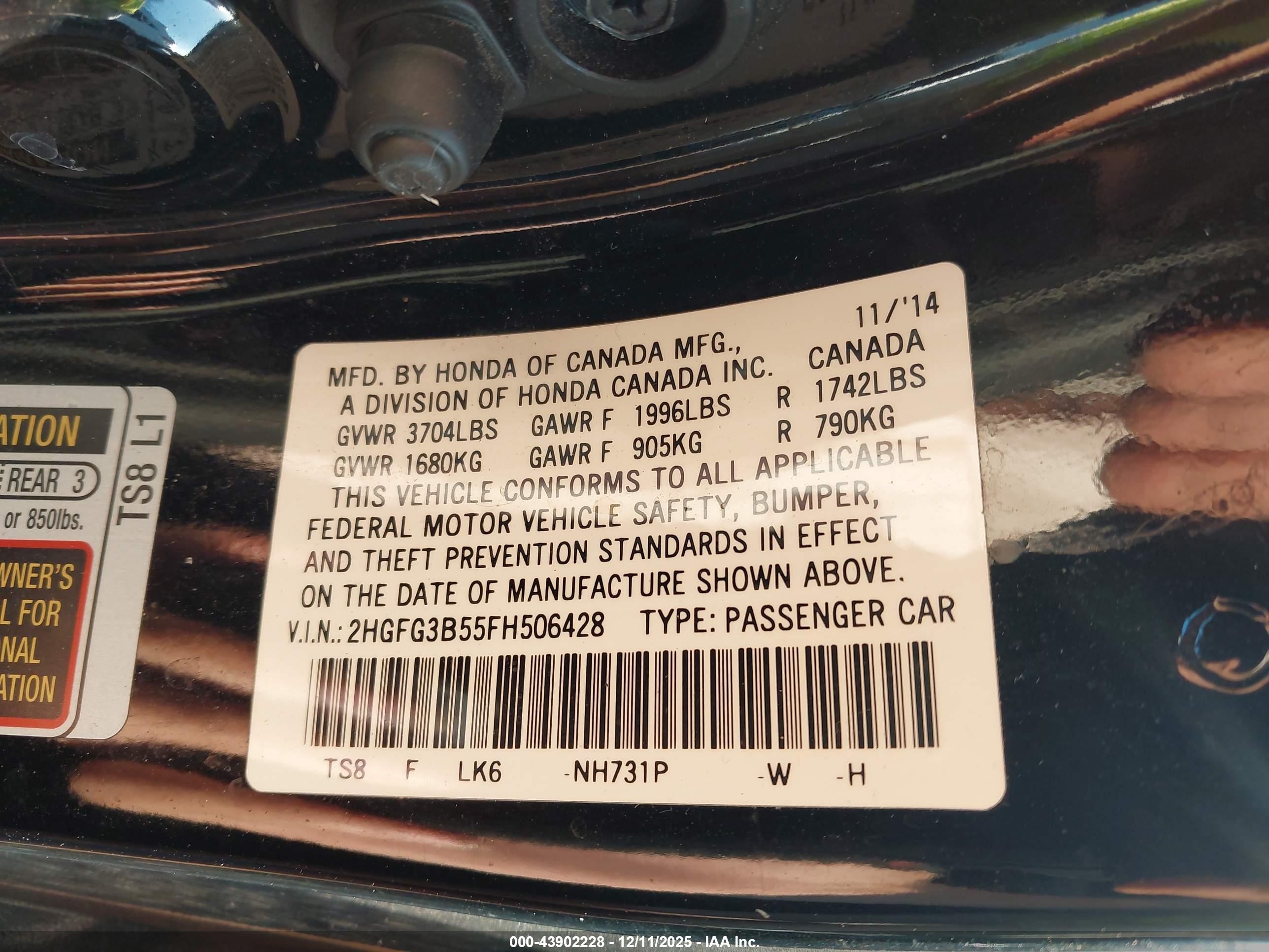 HONDA CIVIC image 9
