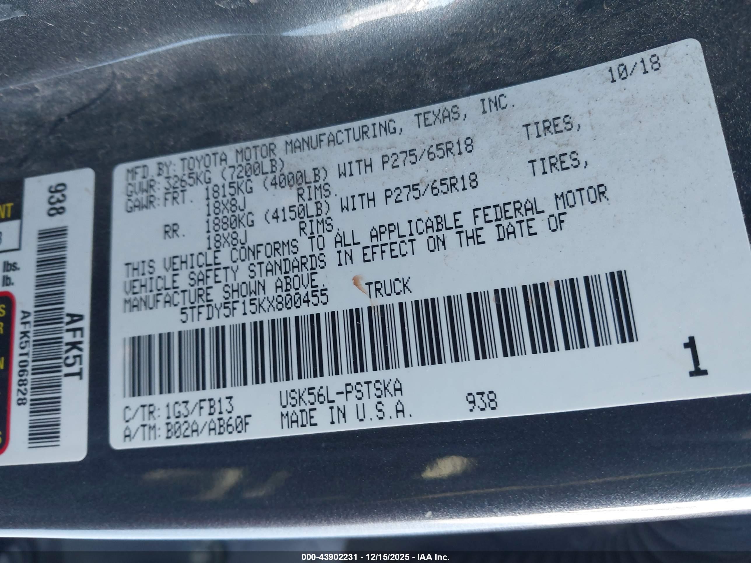 TOYOTA TUNDRA image 9