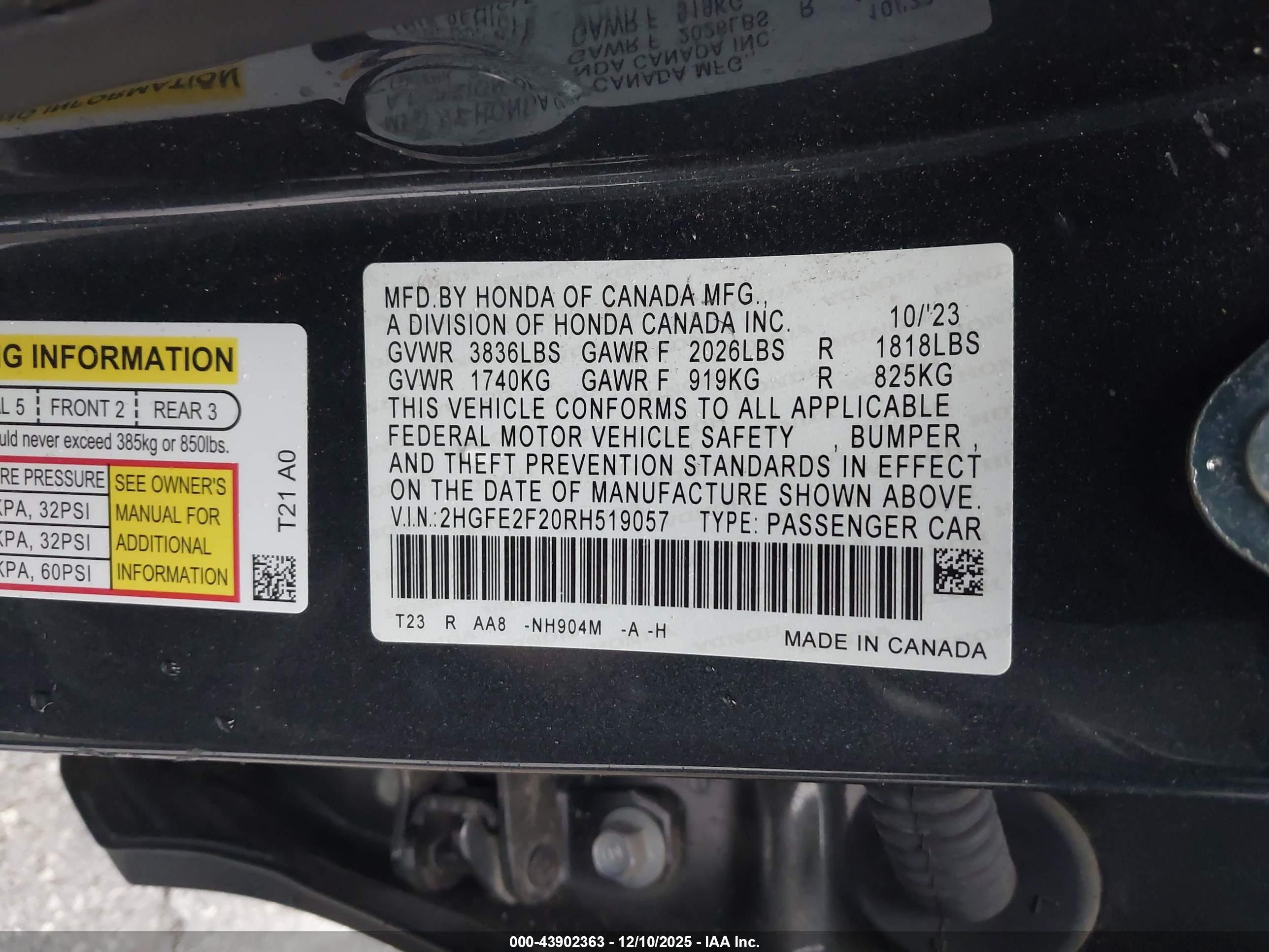 HONDA CIVIC image 9