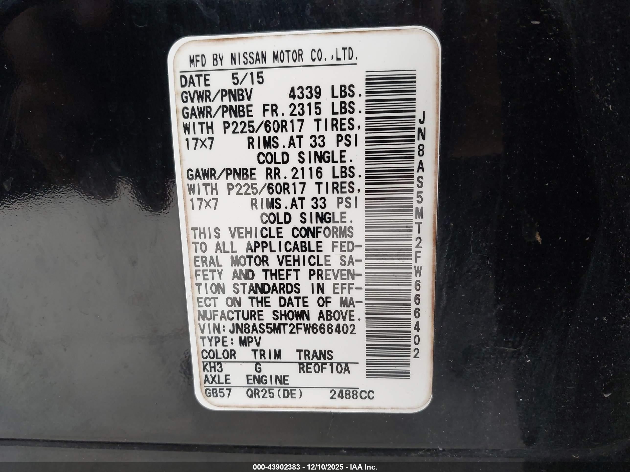 NISSAN ROGUE image 9