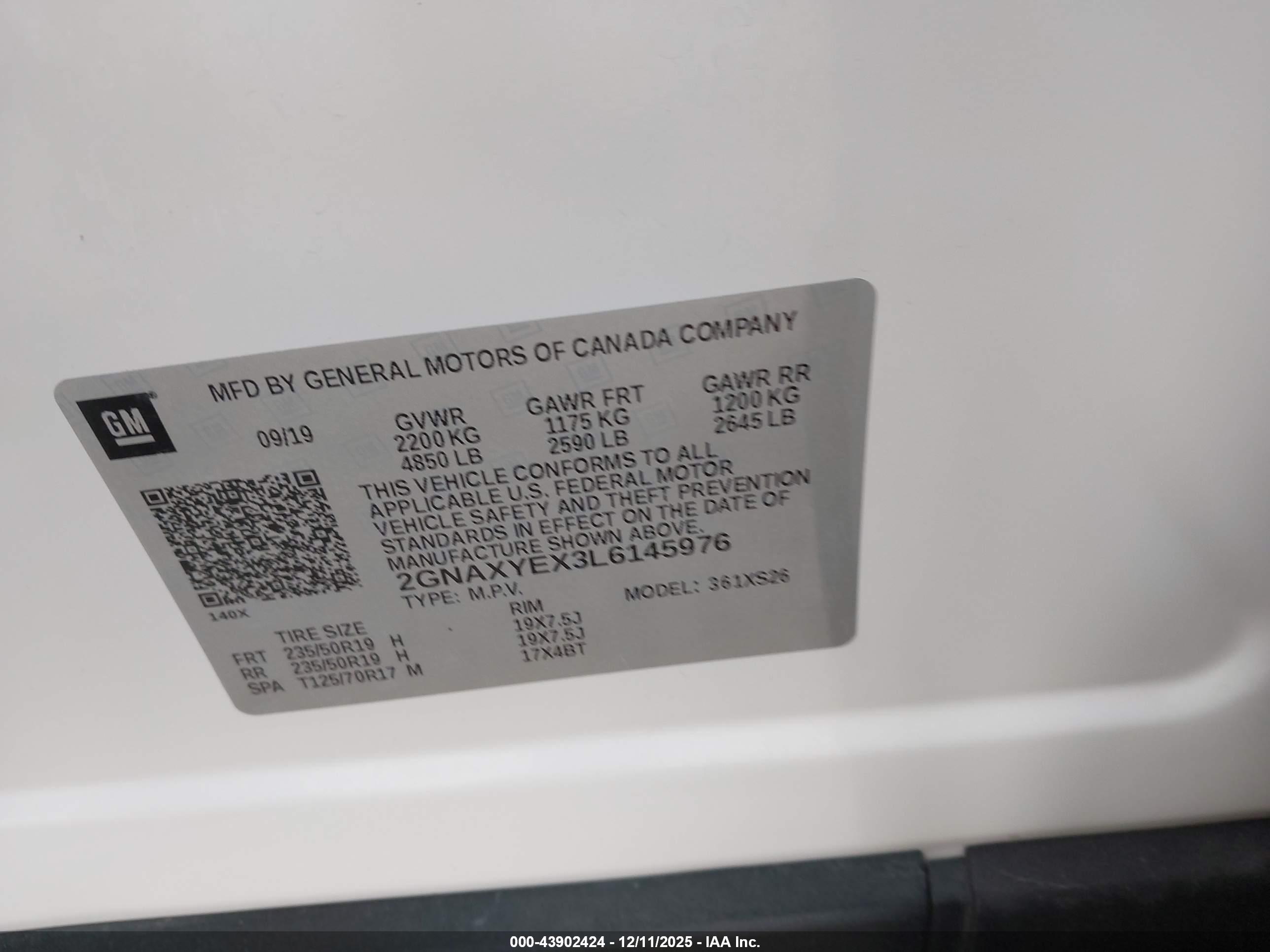 CHEVROLET EQUINOX image 9