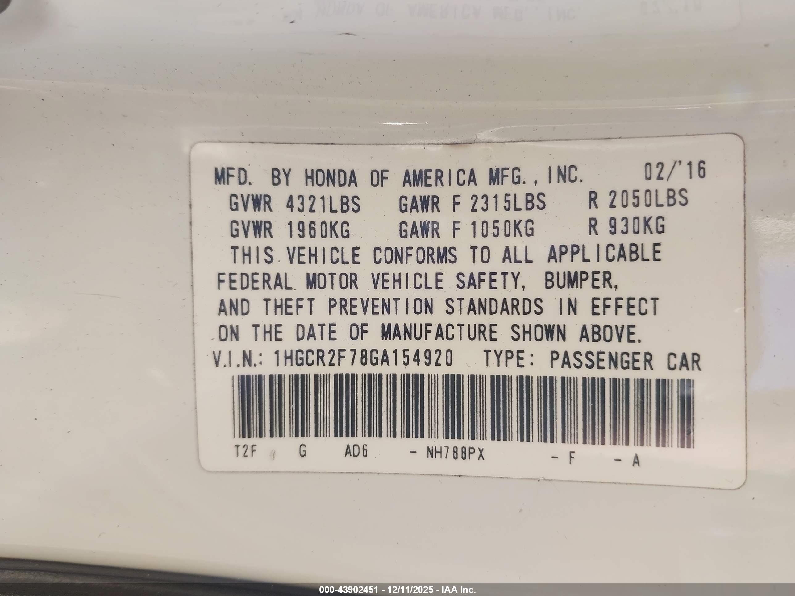 HONDA ACCORD image 9