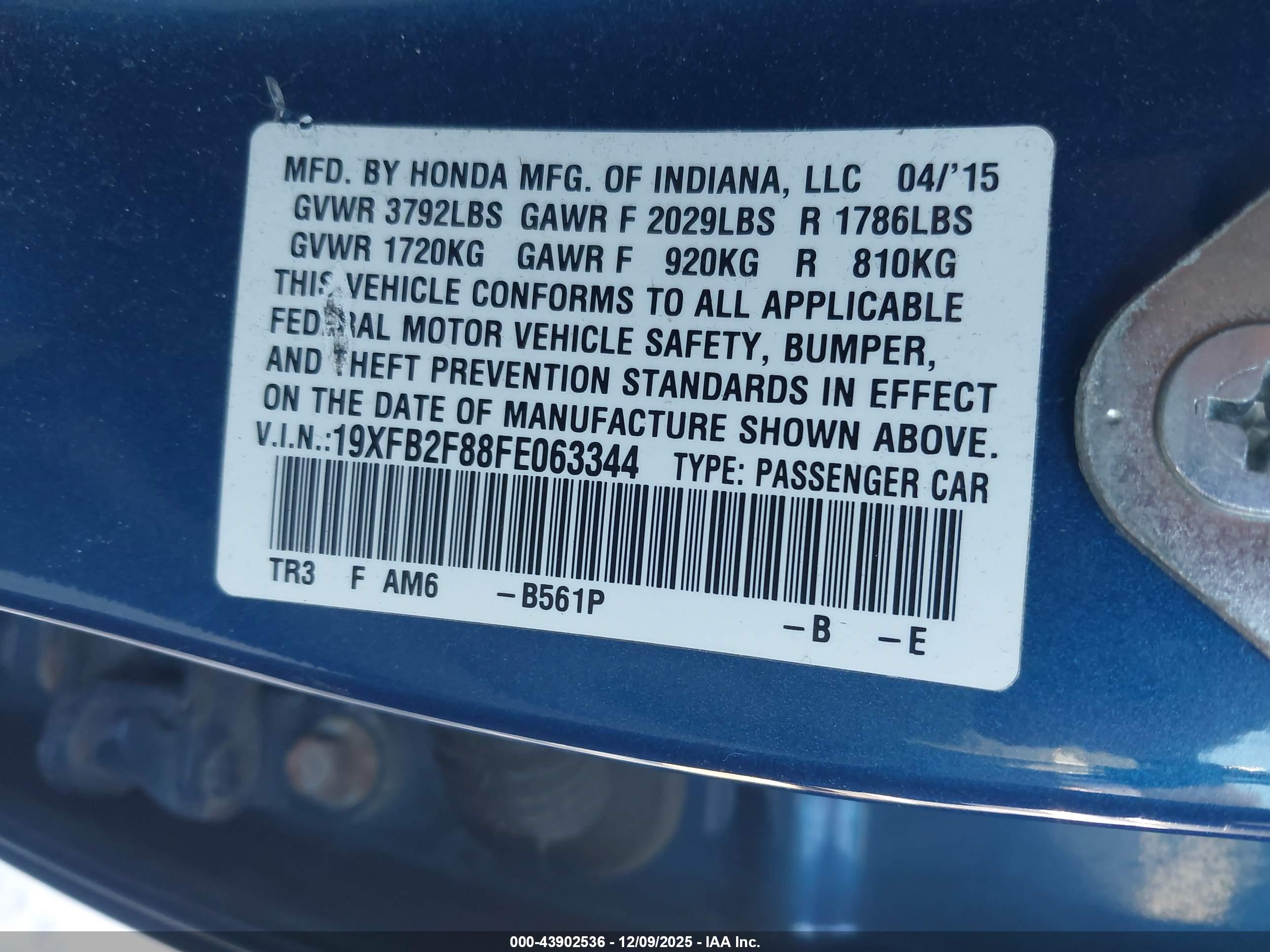 HONDA CIVIC image 9