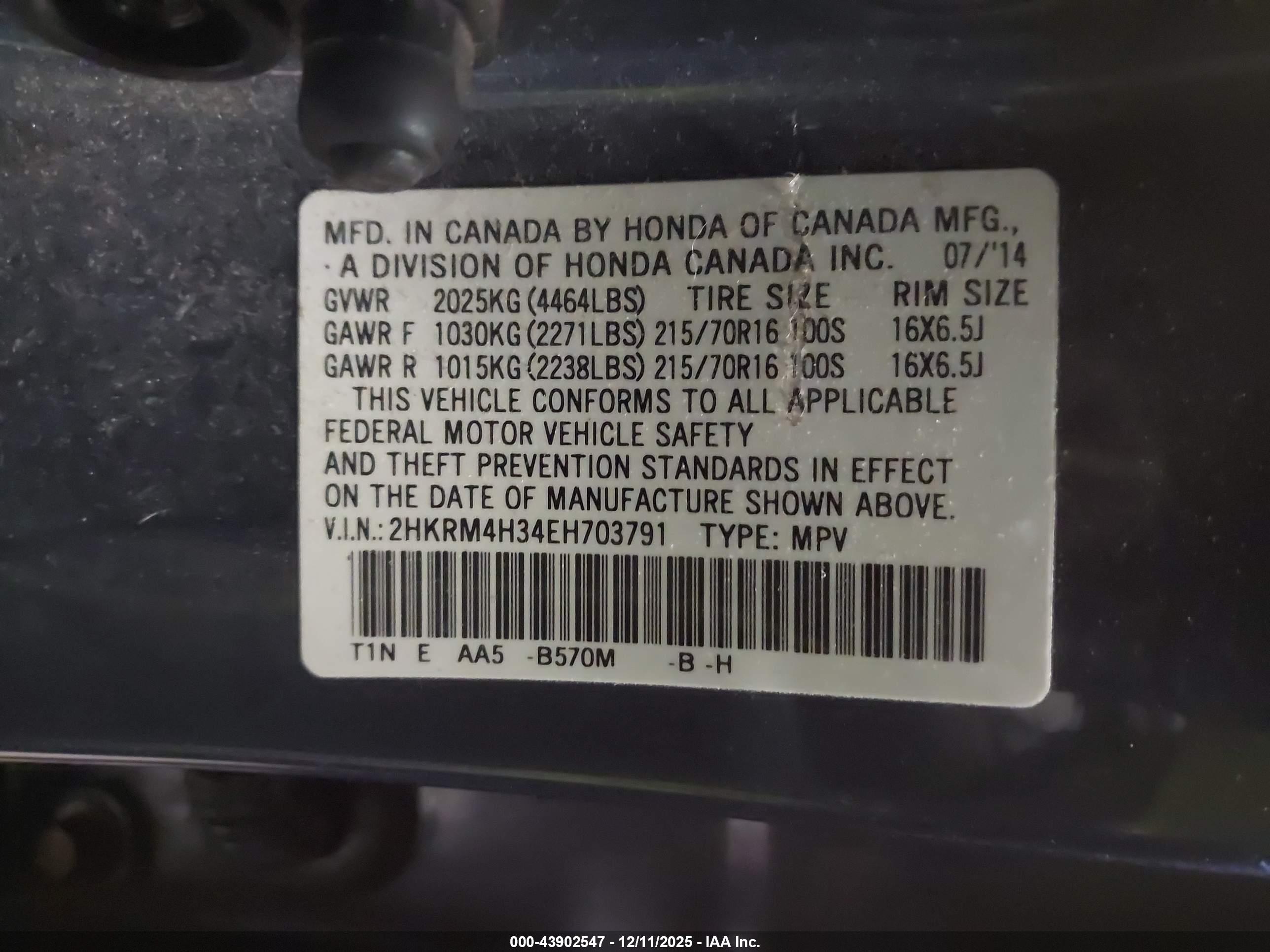 HONDA CR-V image 9