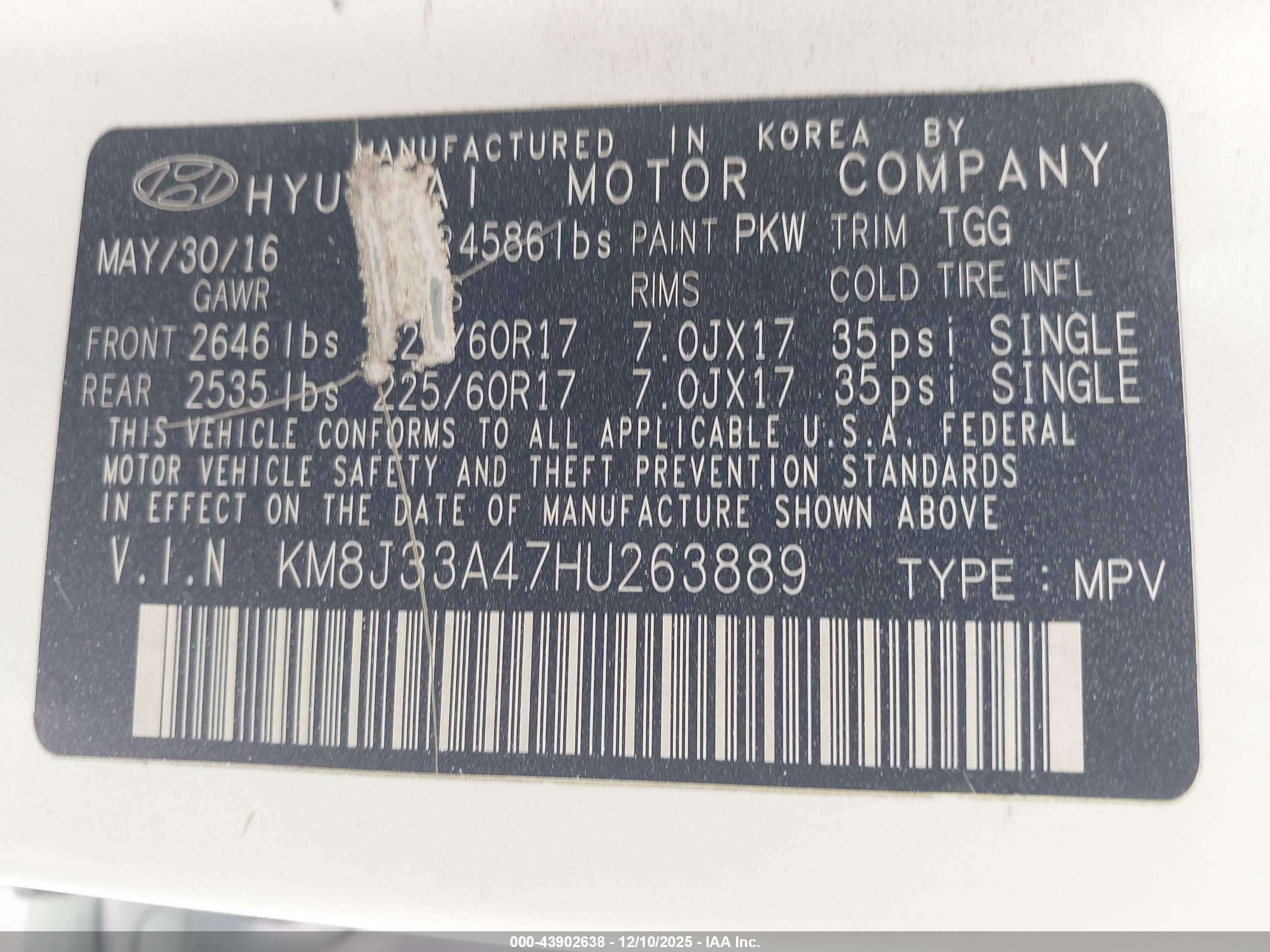 HYUNDAI TUCSON image 9