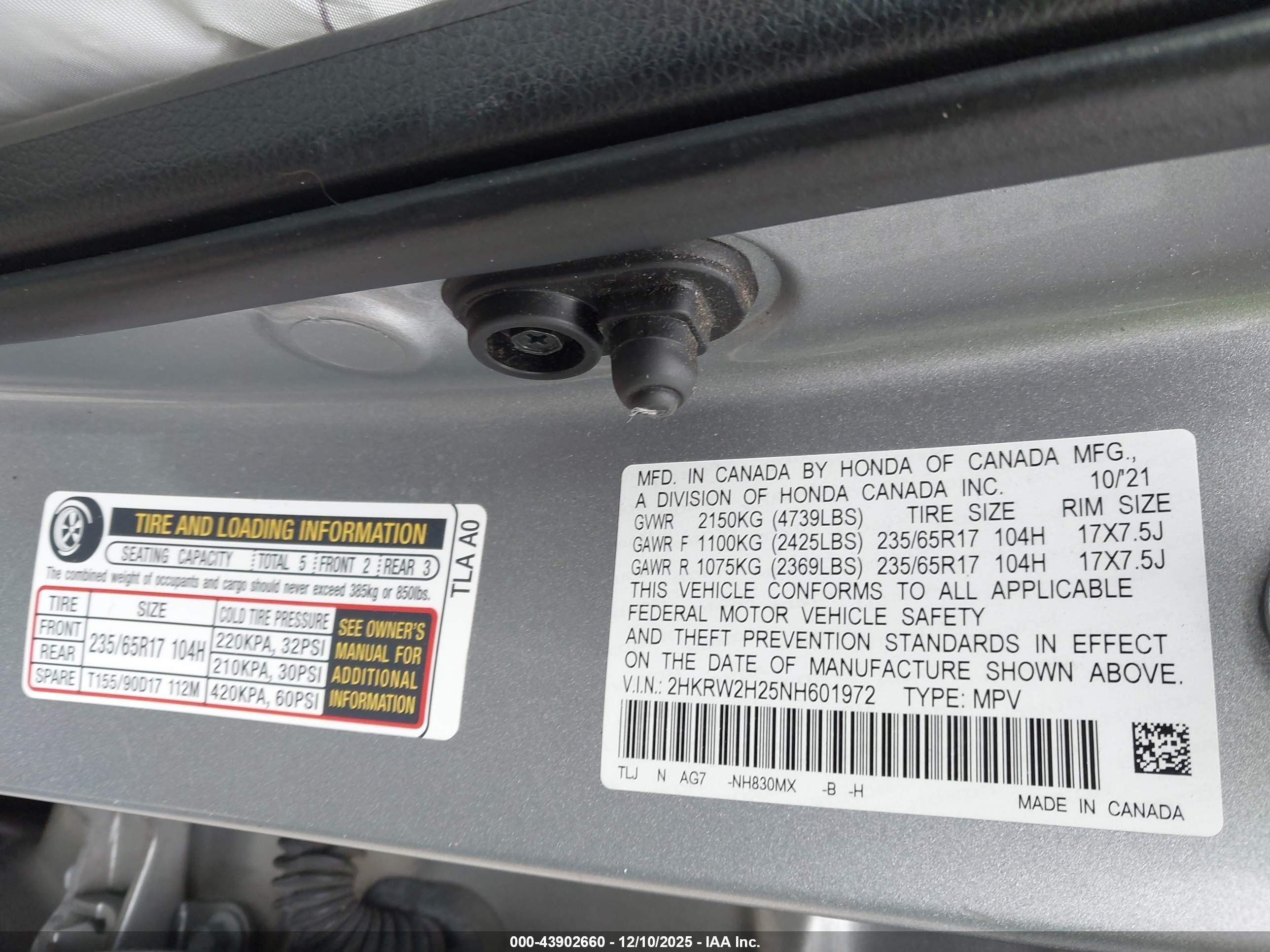 HONDA CR-V image 9