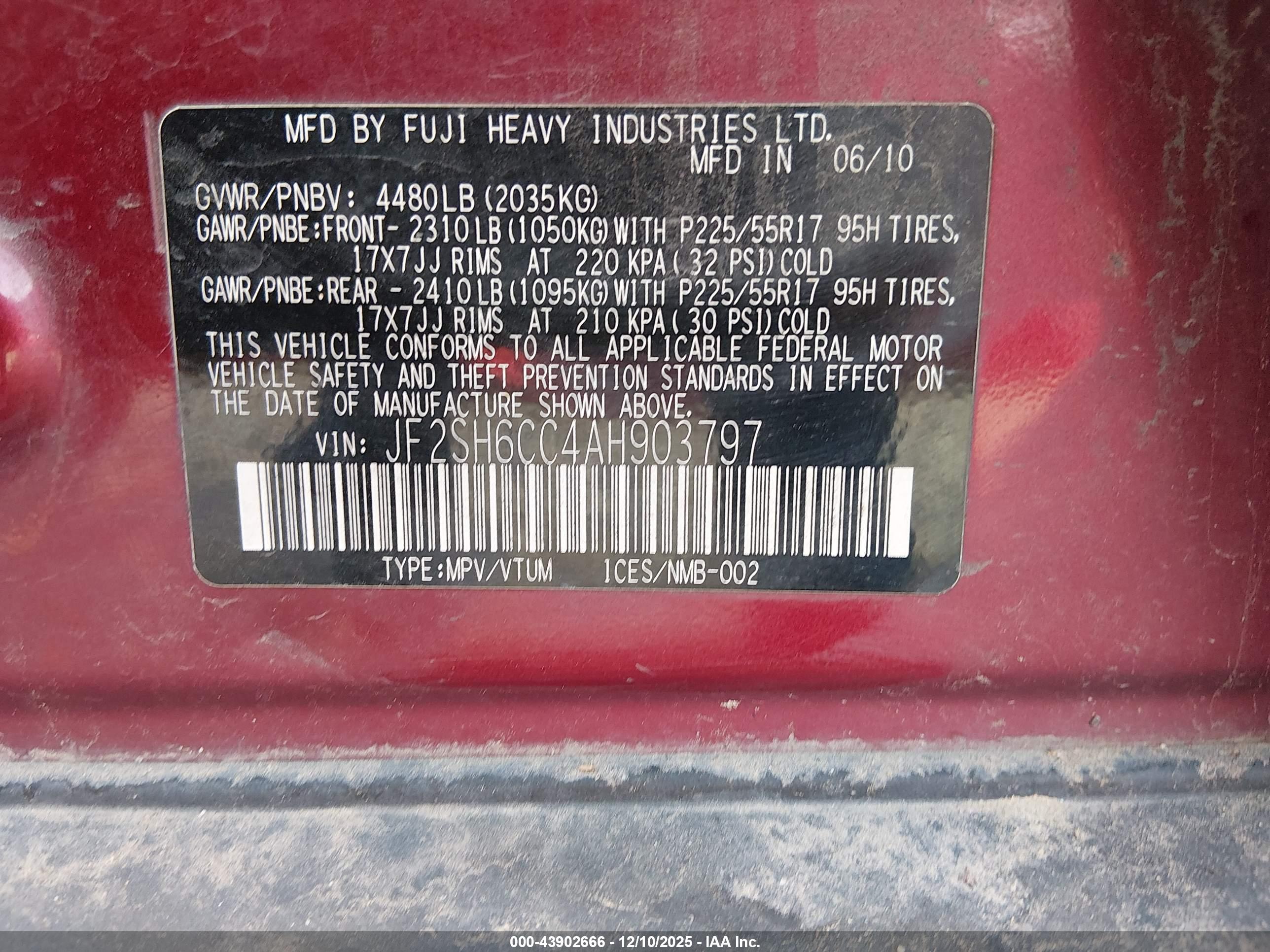 SUBARU FORESTER image 9