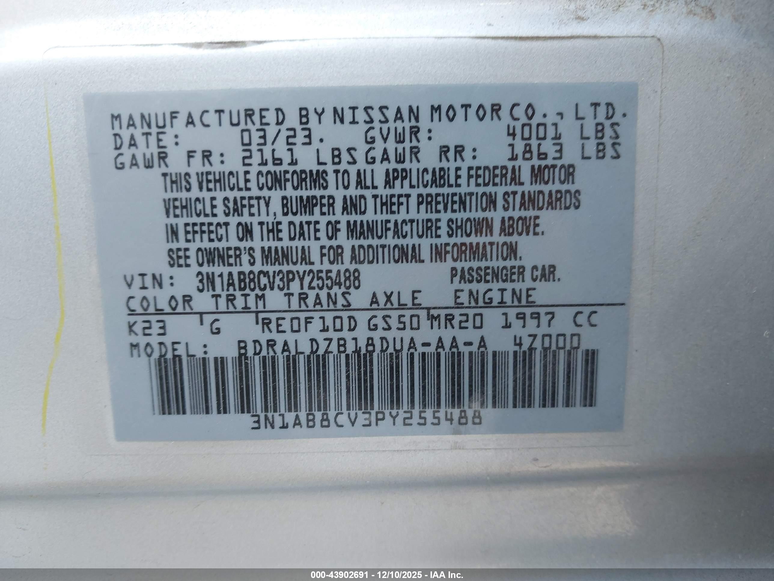 NISSAN SENTRA image 9