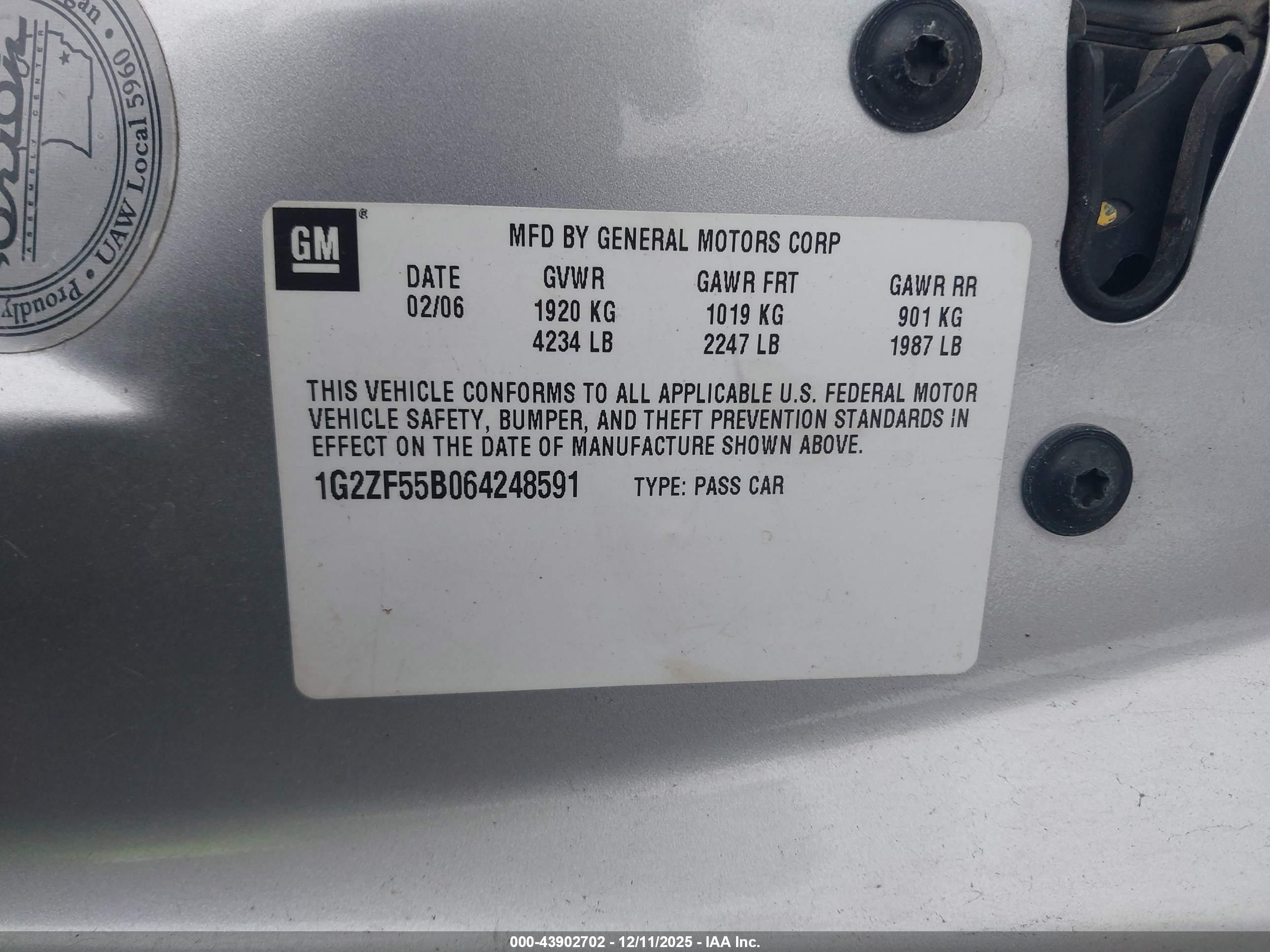 PONTIAC G6 image 9