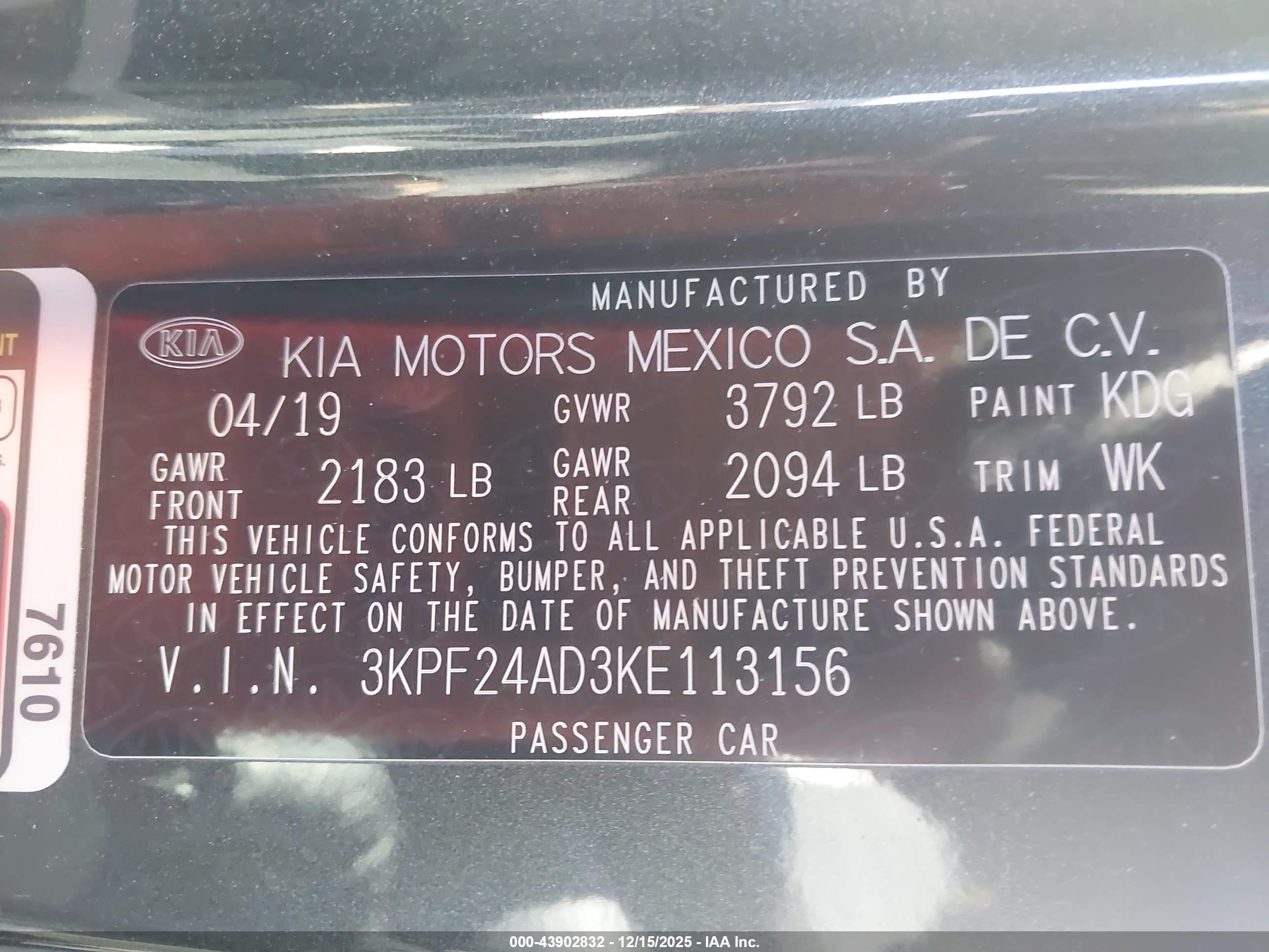 KIA FORTE image 9