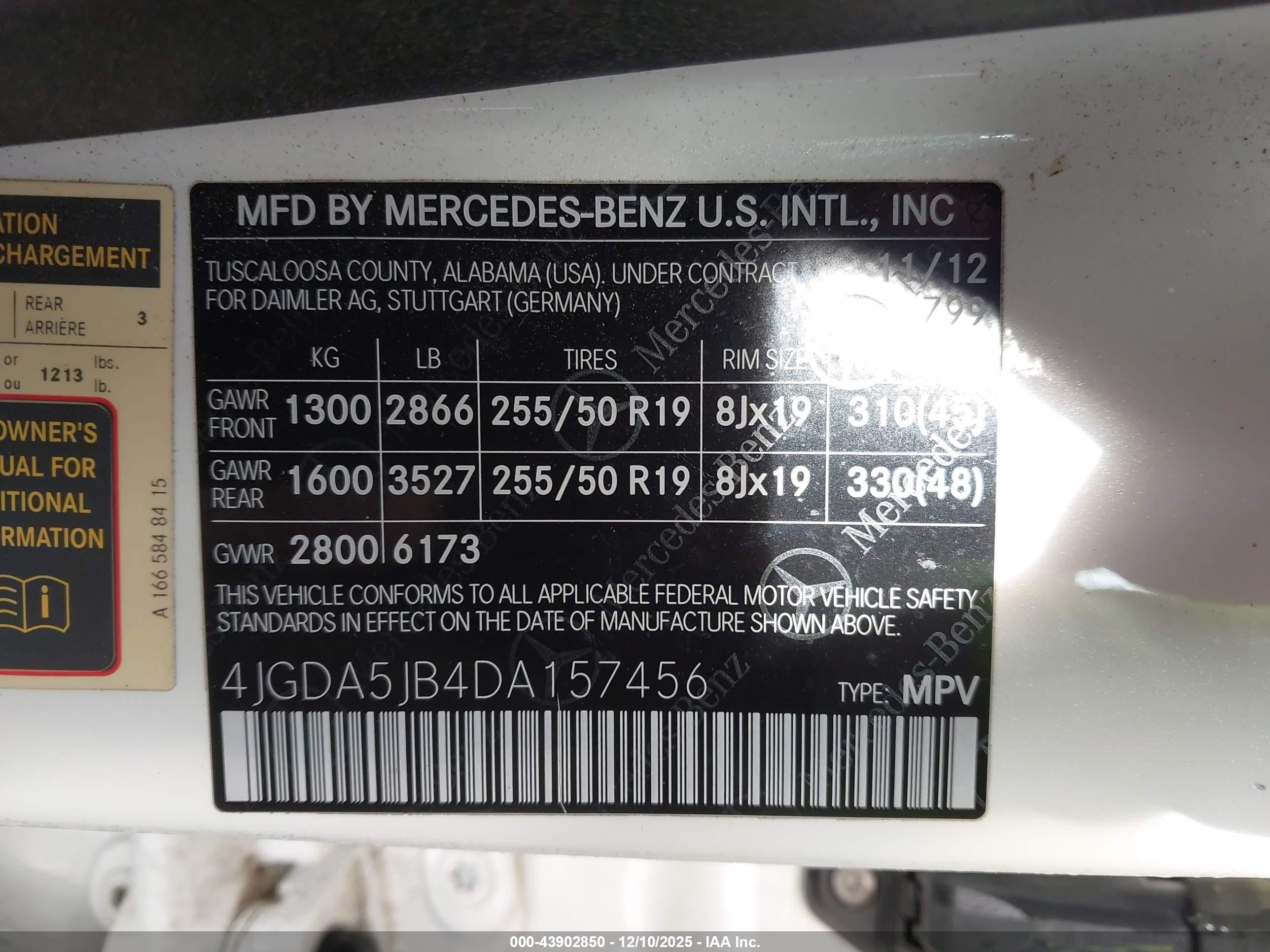 MERCEDES-BENZ ML image 9