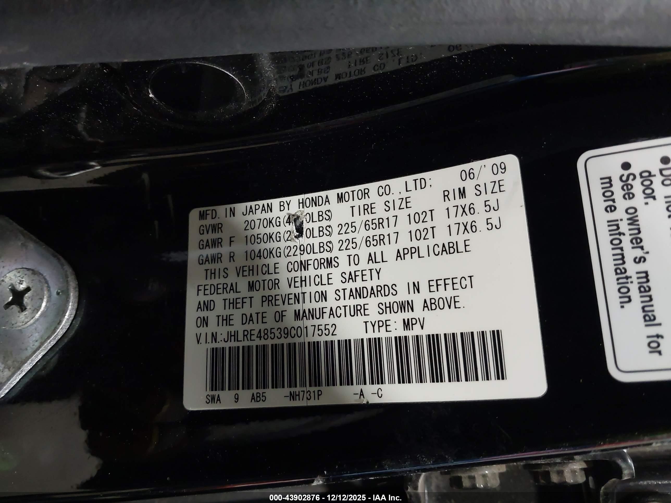 HONDA CR-V image 9