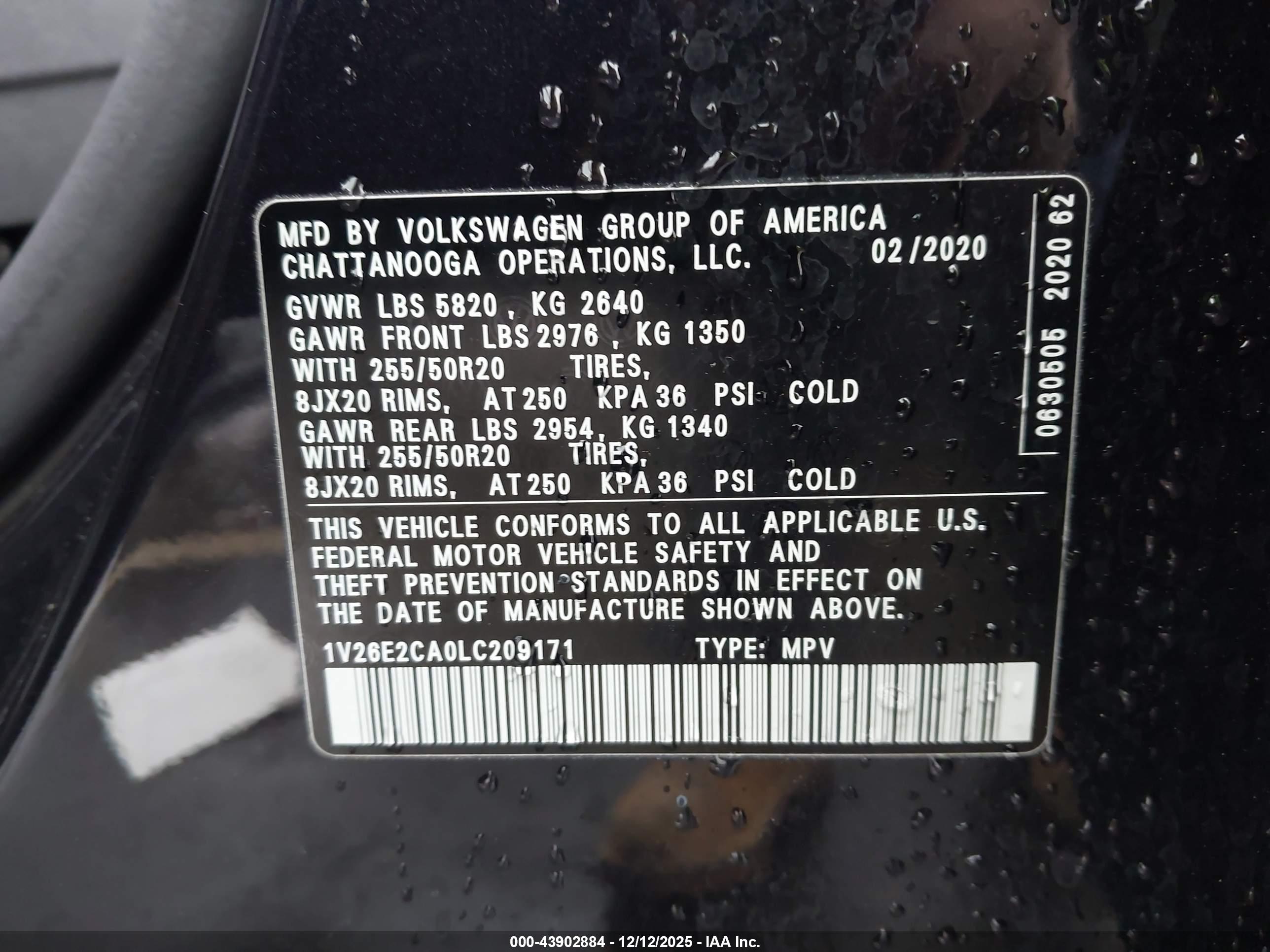 VOLKSWAGEN ATLAS image 9