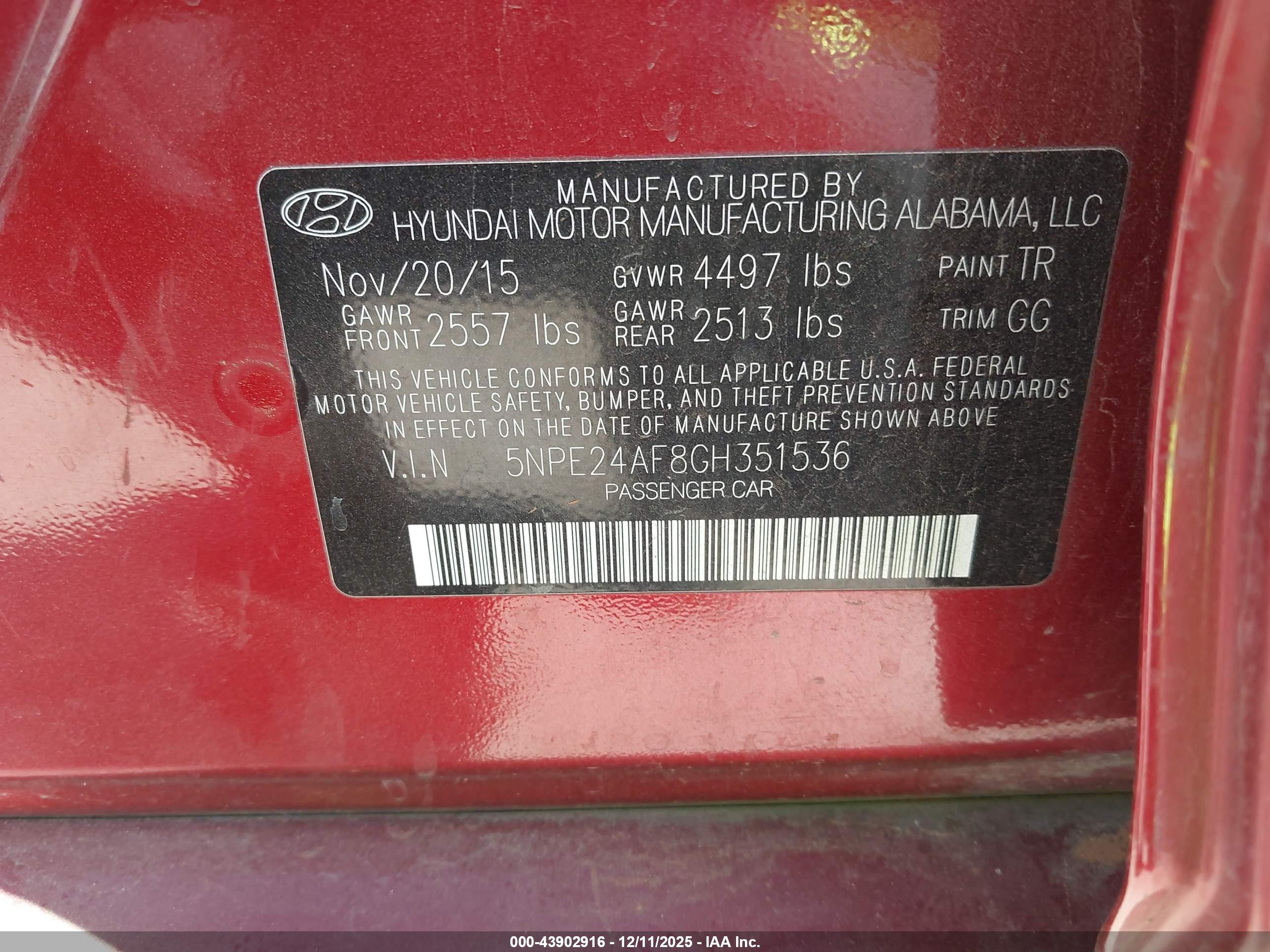 HYUNDAI SONATA image 9