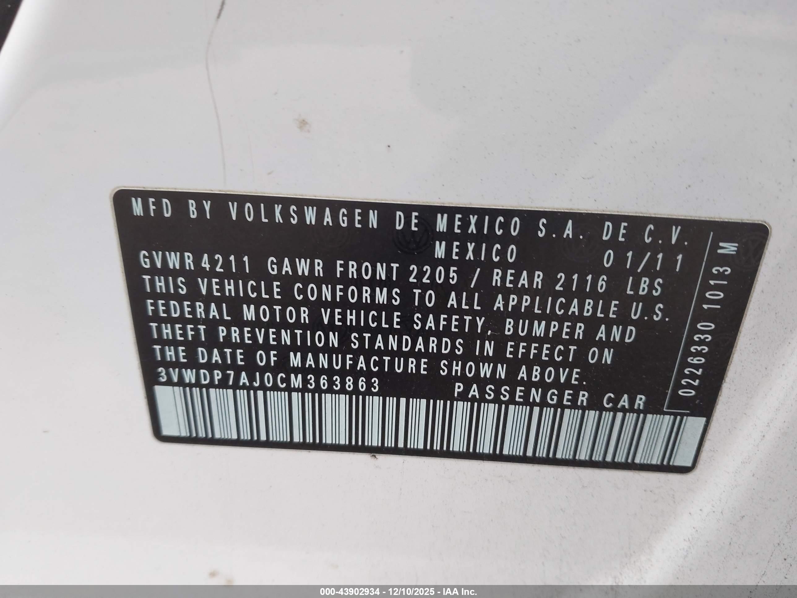 VOLKSWAGEN JETTA image 9