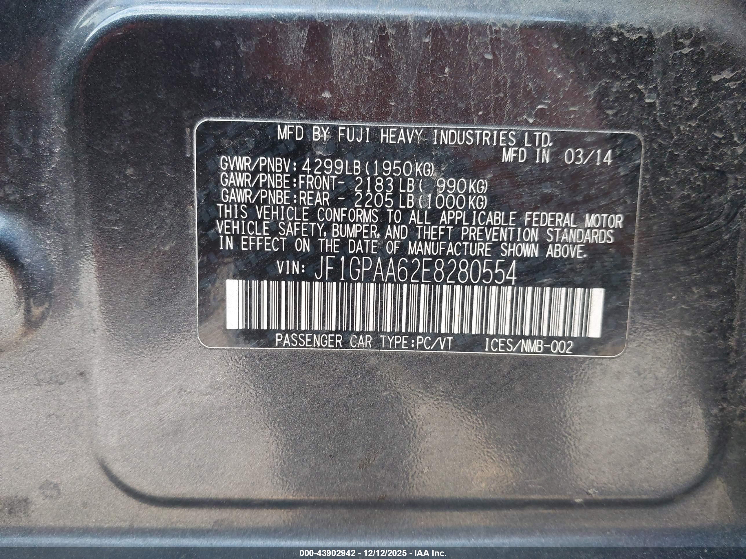SUBARU IMPREZA image 9