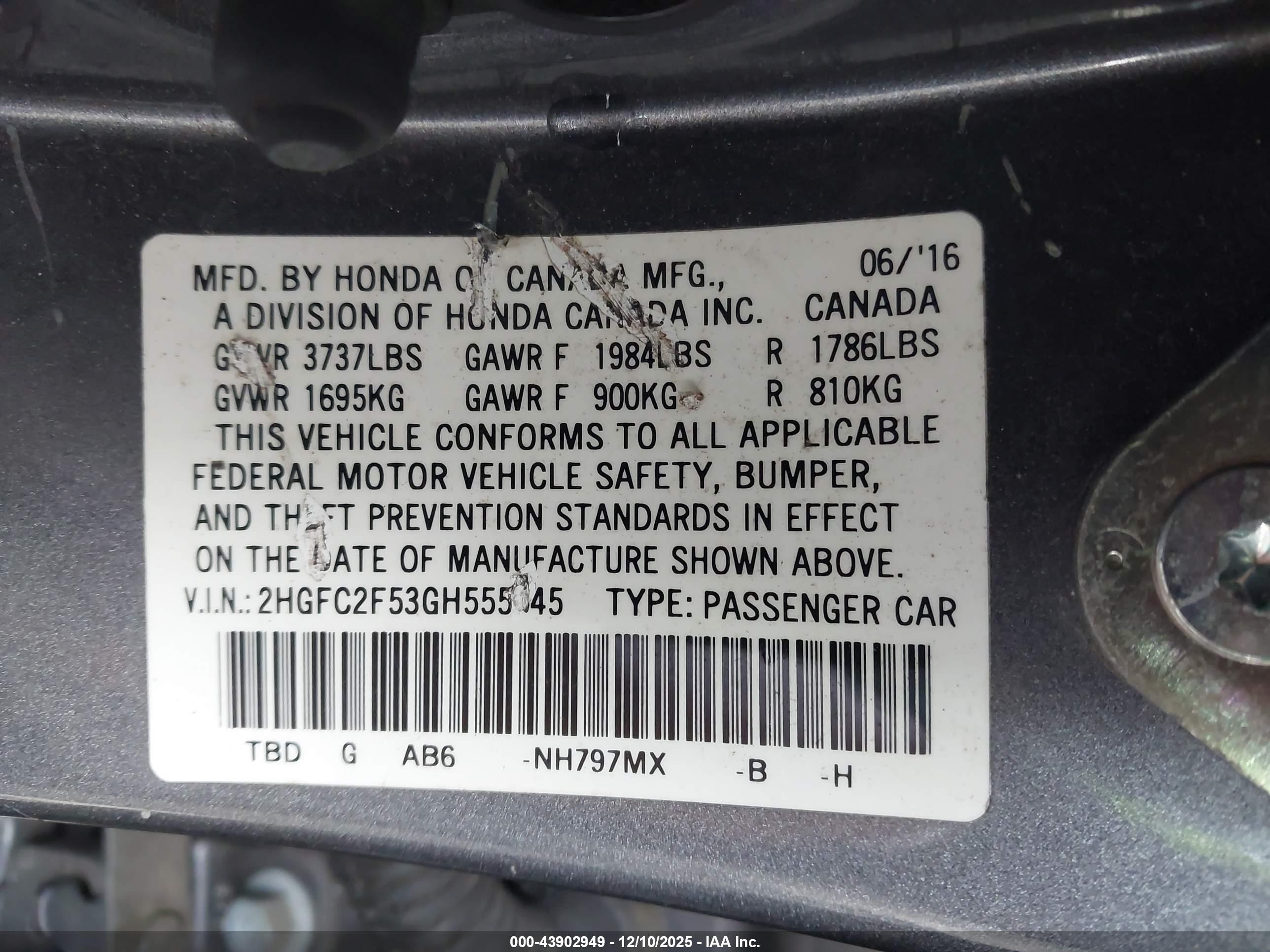 HONDA CIVIC image 9