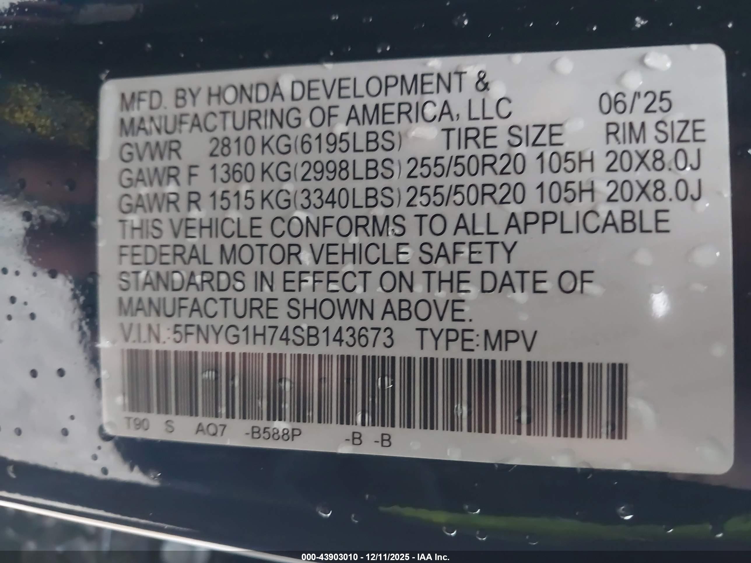 HONDA PILOT image 9