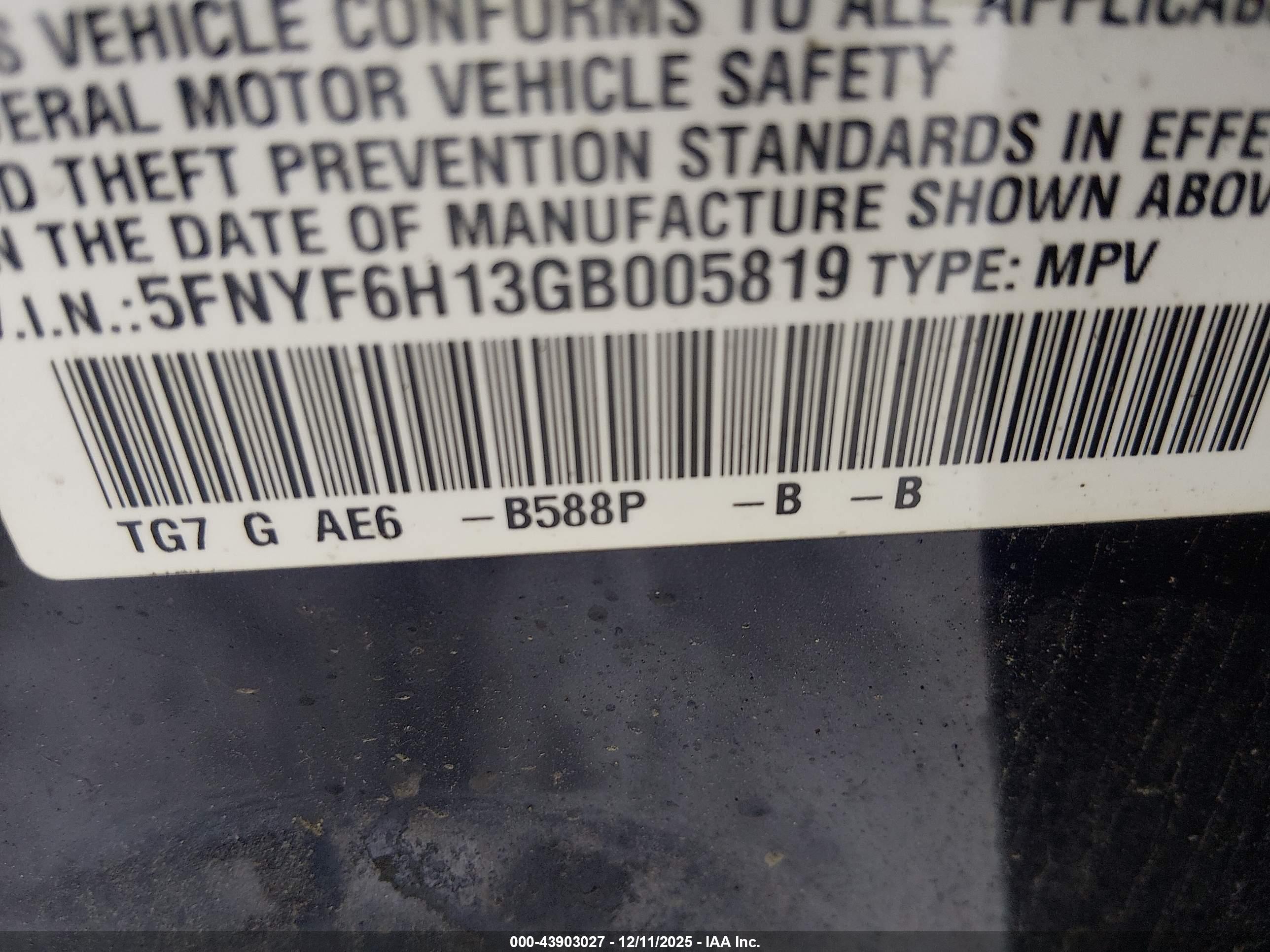 HONDA PILOT image 9