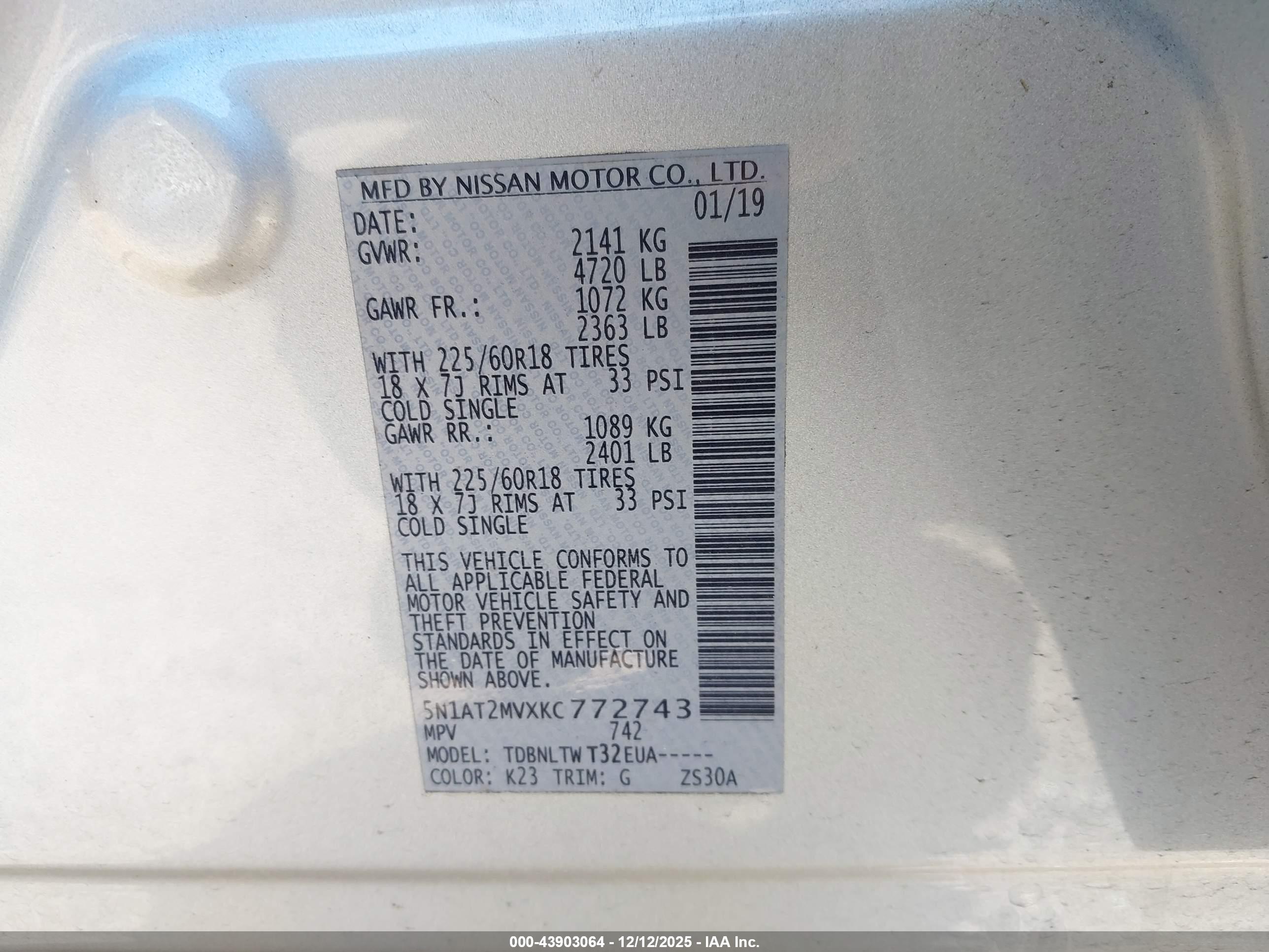 NISSAN ROGUE image 9