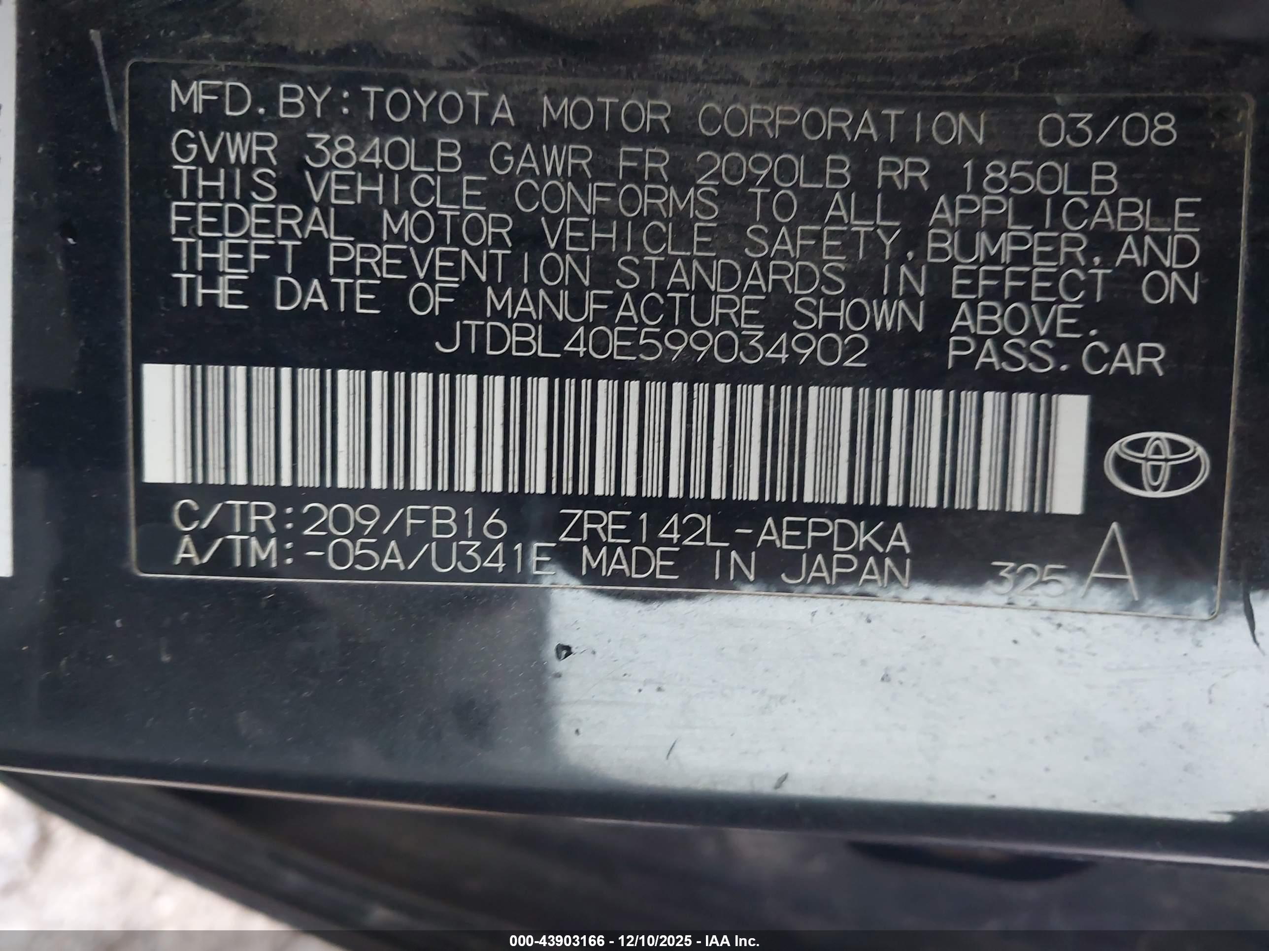 TOYOTA COROLLA image 9