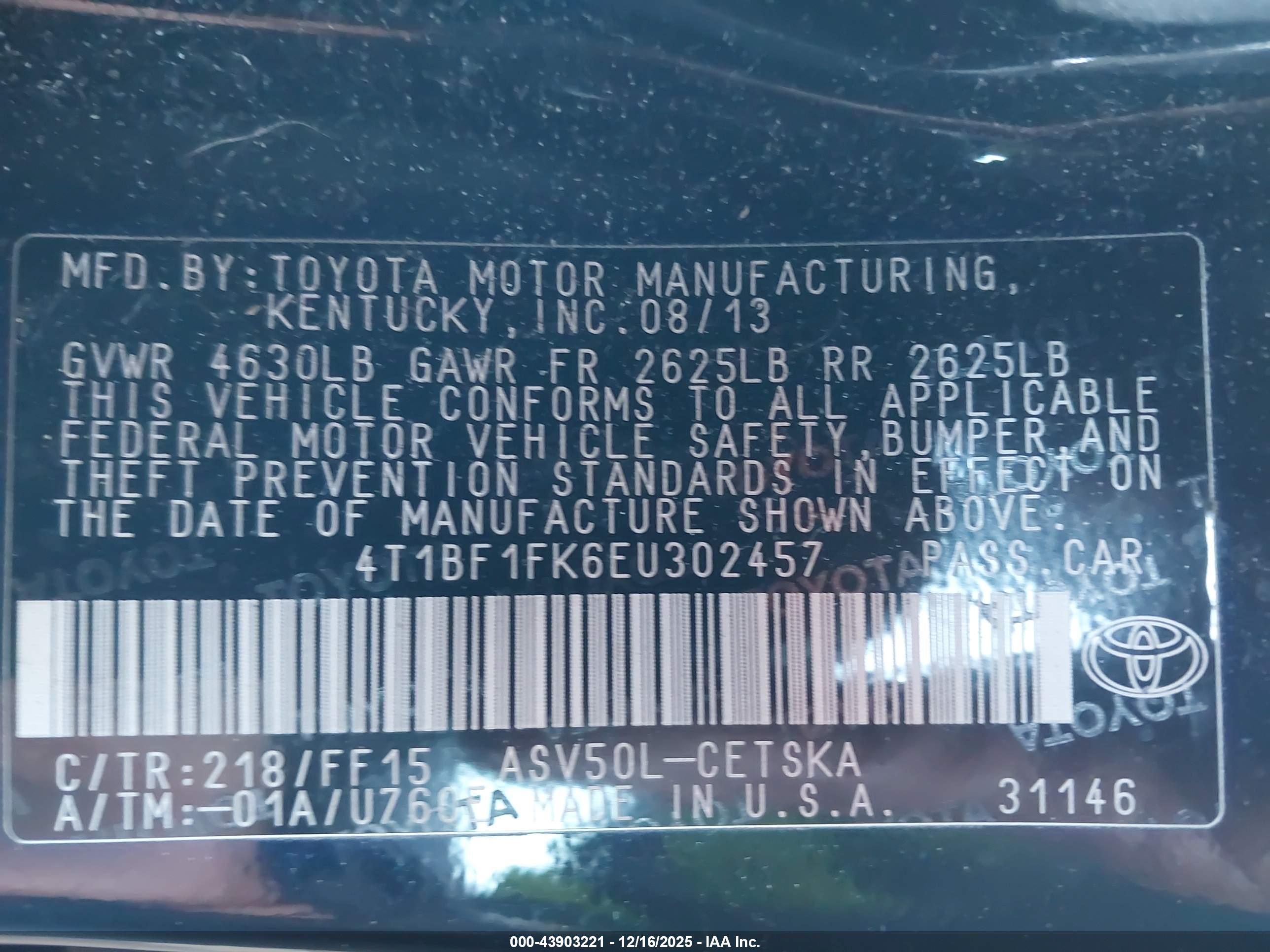 TOYOTA CAMRY image 9