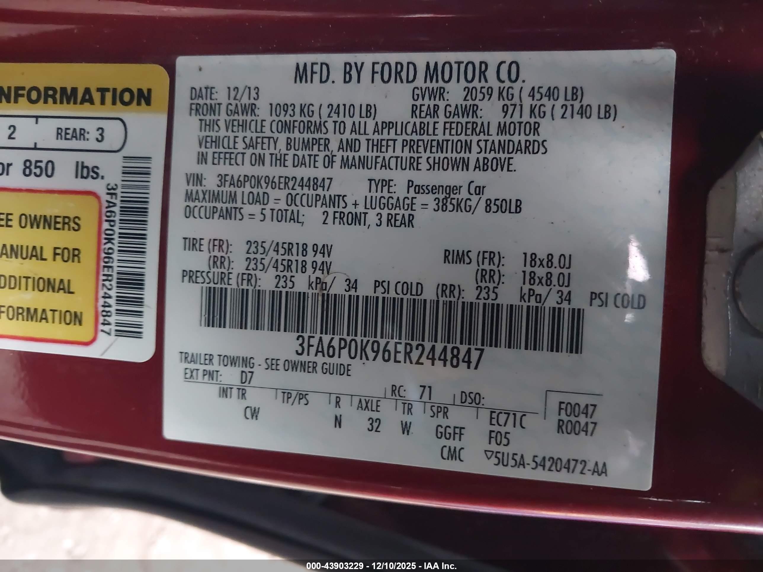 FORD FUSION image 9