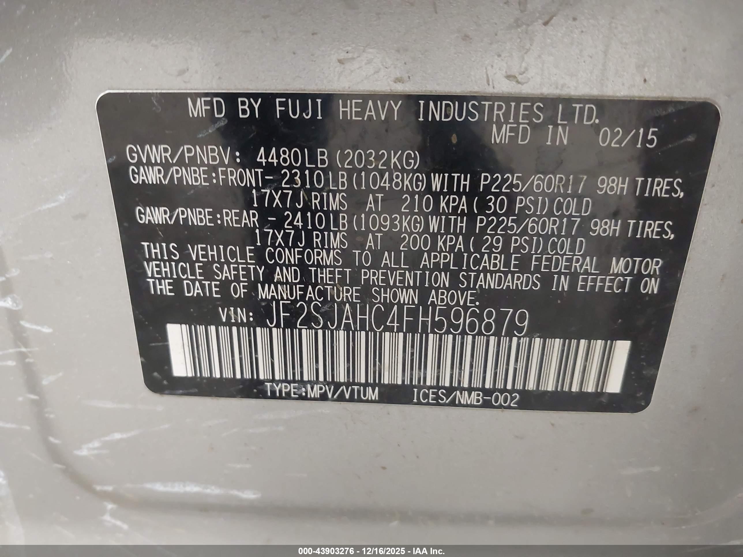 SUBARU FORESTER image 9