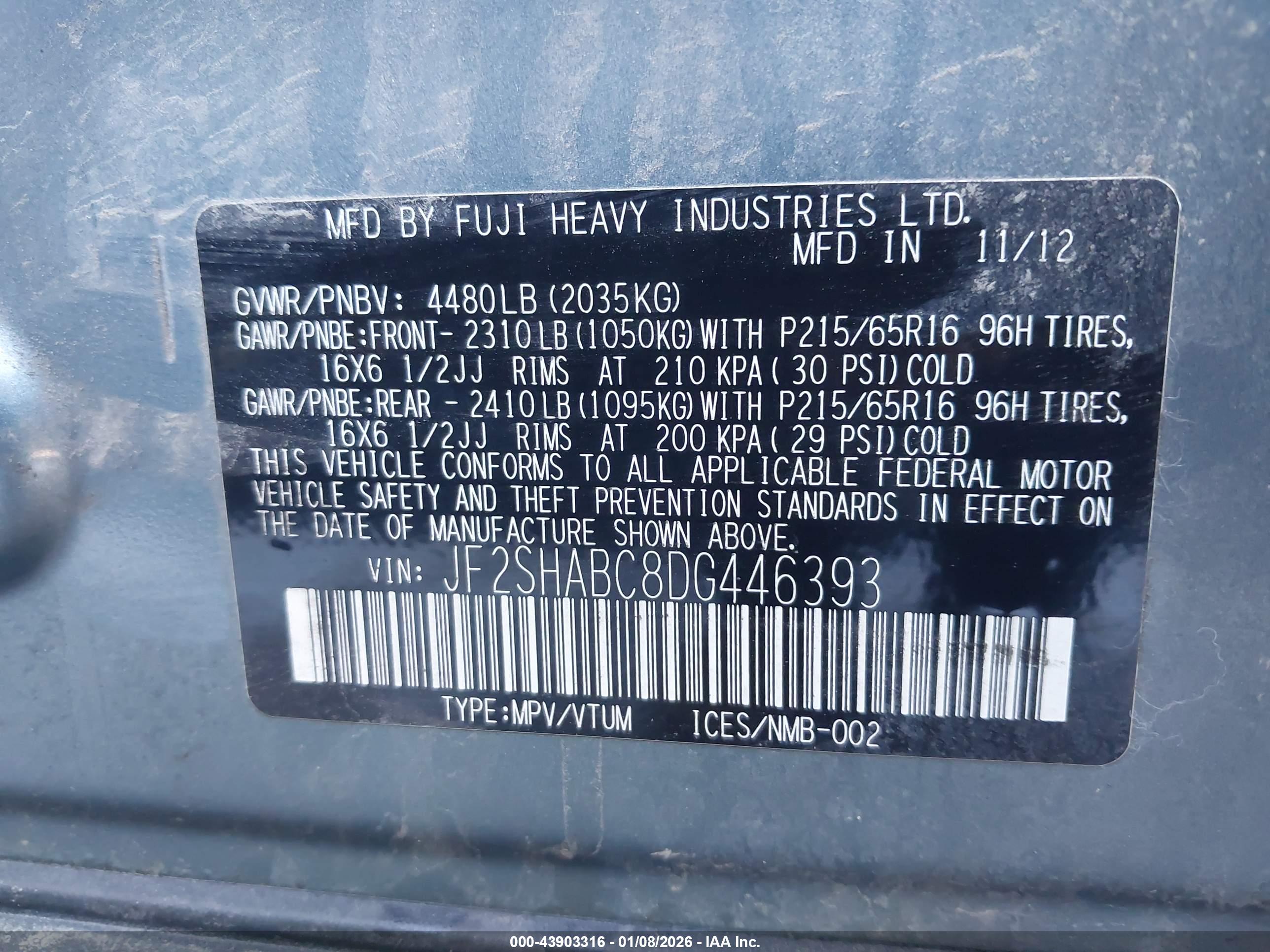 SUBARU FORESTER image 9