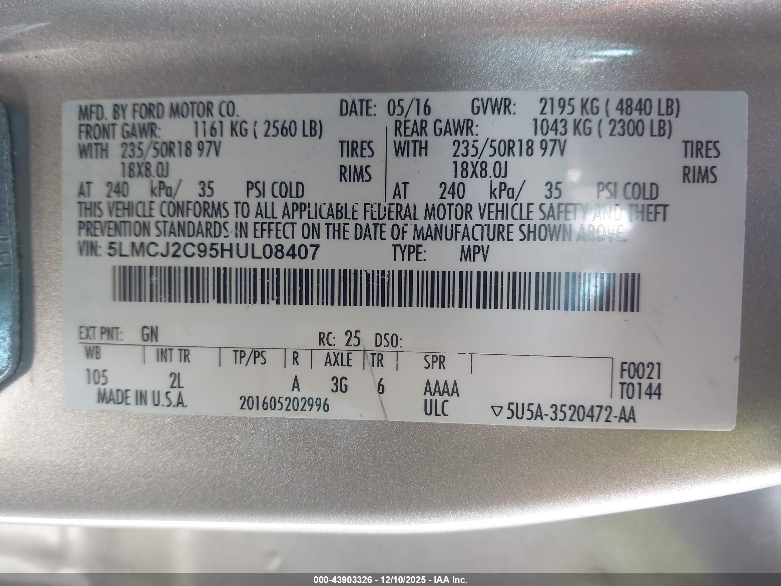 LINCOLN MKC image 9