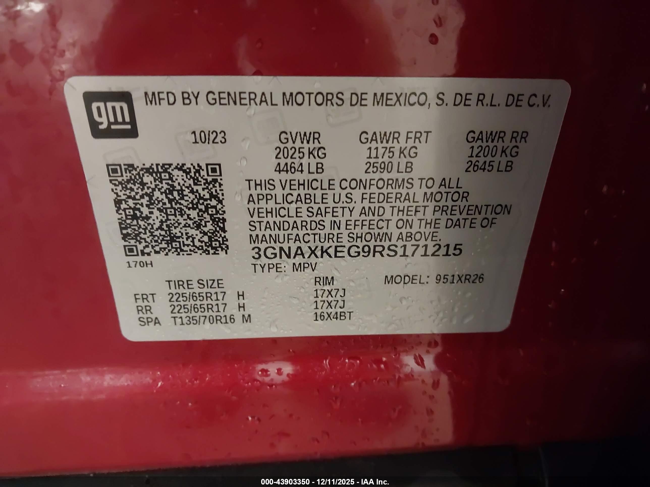 CHEVROLET EQUINOX image 9