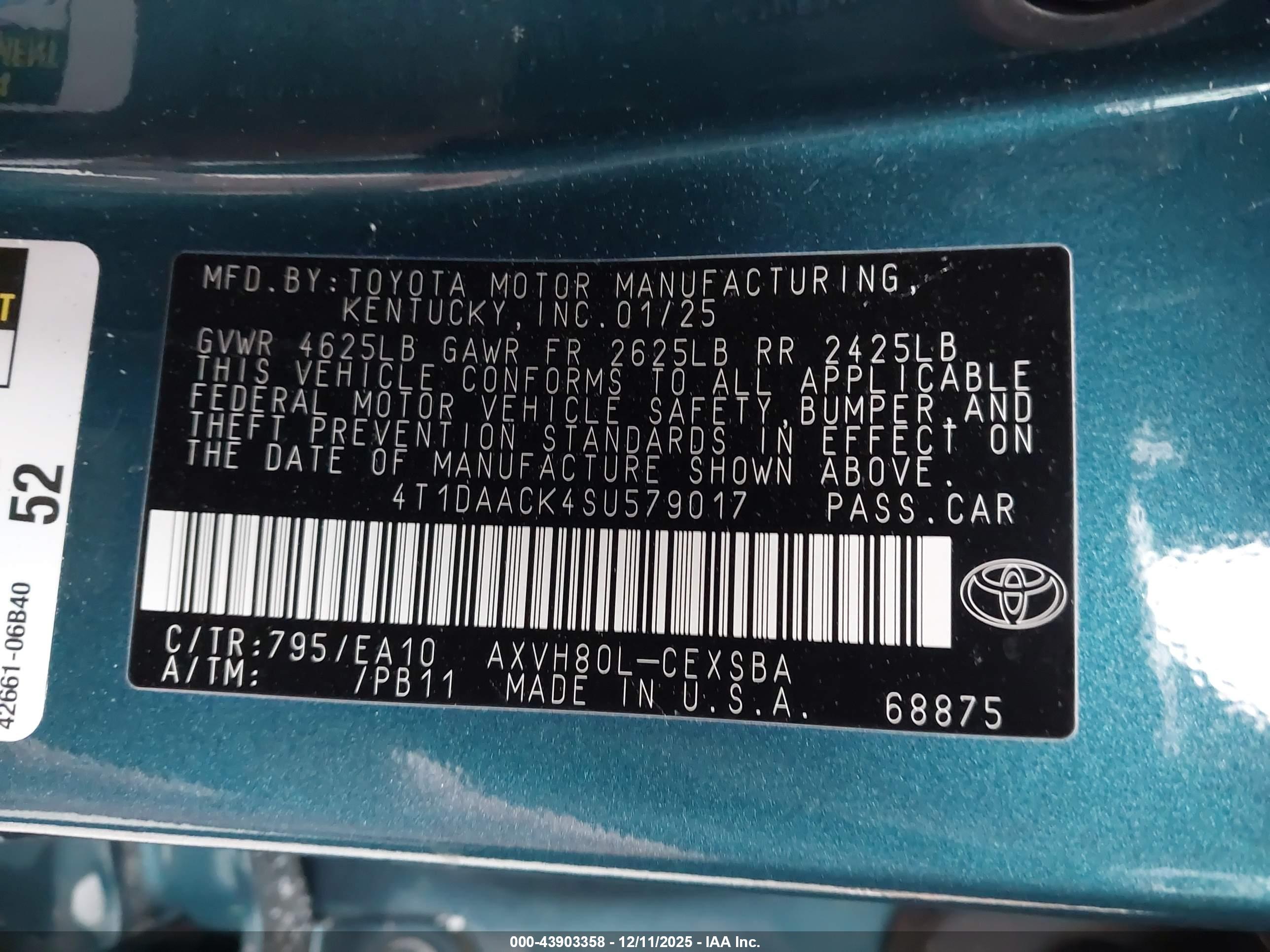 TOYOTA CAMRY image 9