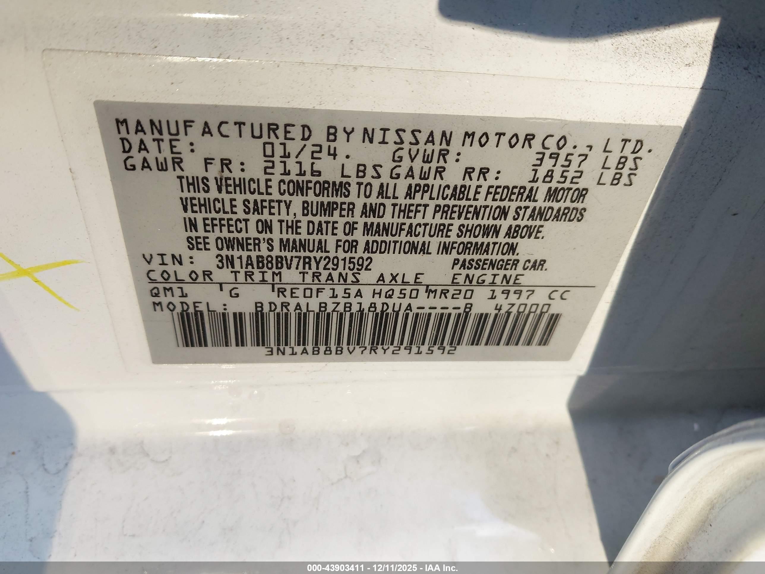 NISSAN SENTRA image 9