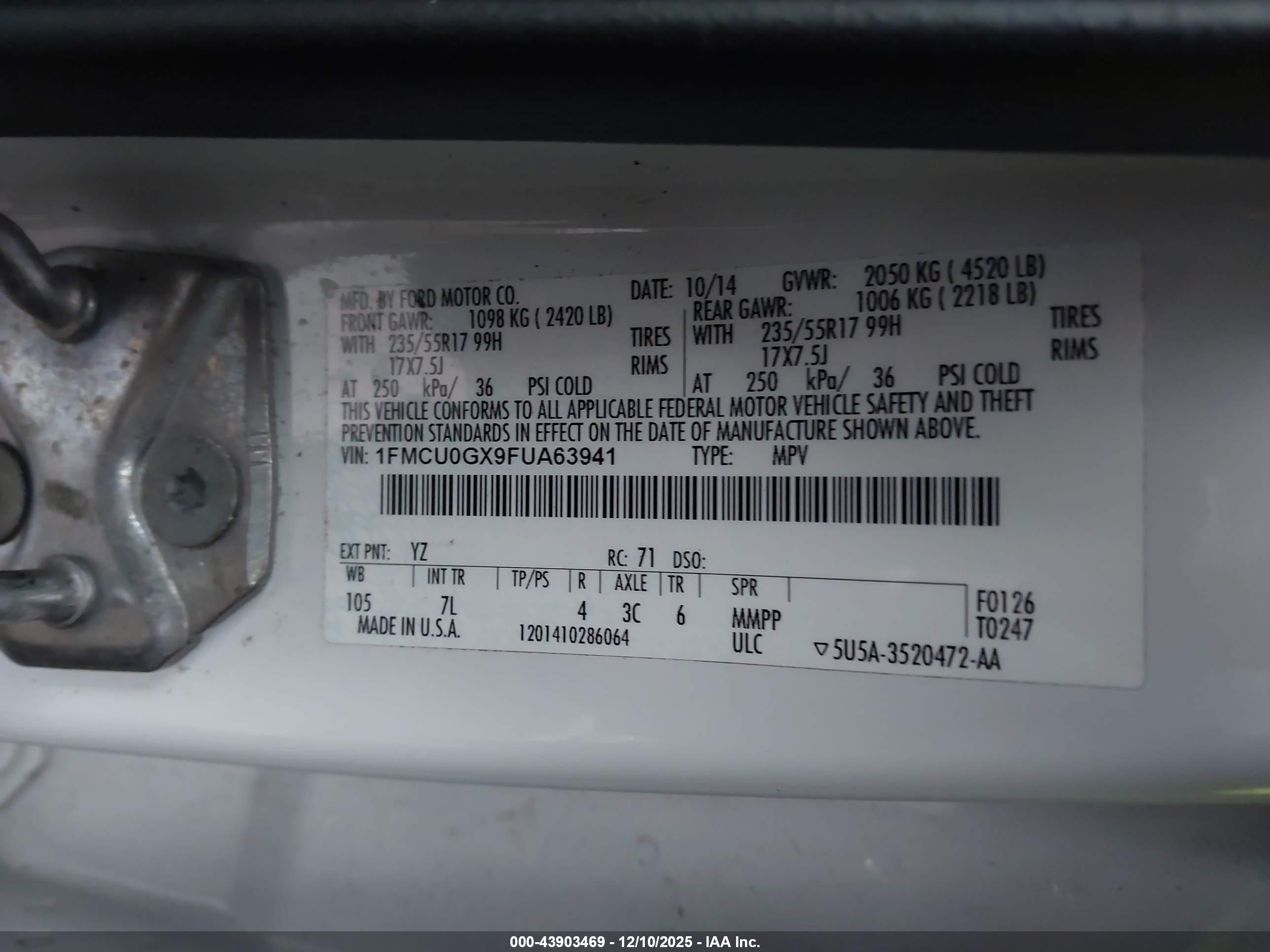 FORD ESCAPE image 9