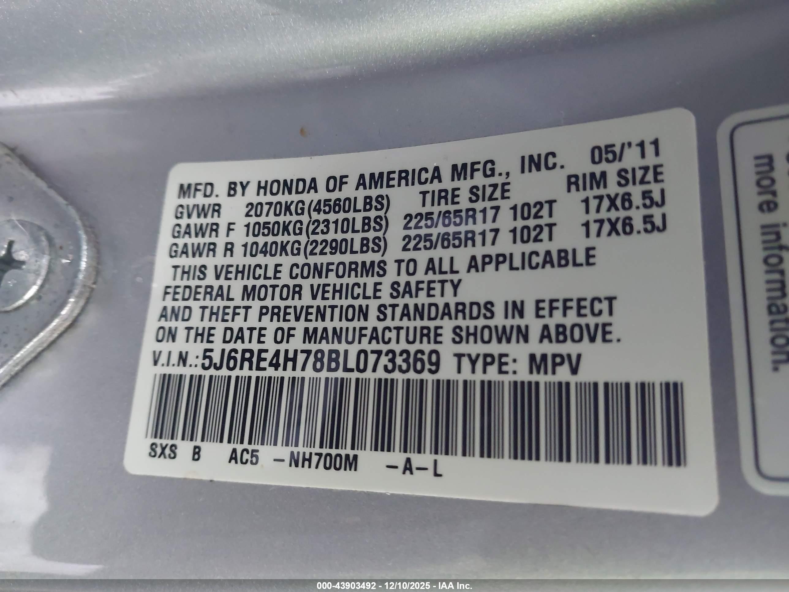 HONDA CR-V image 9