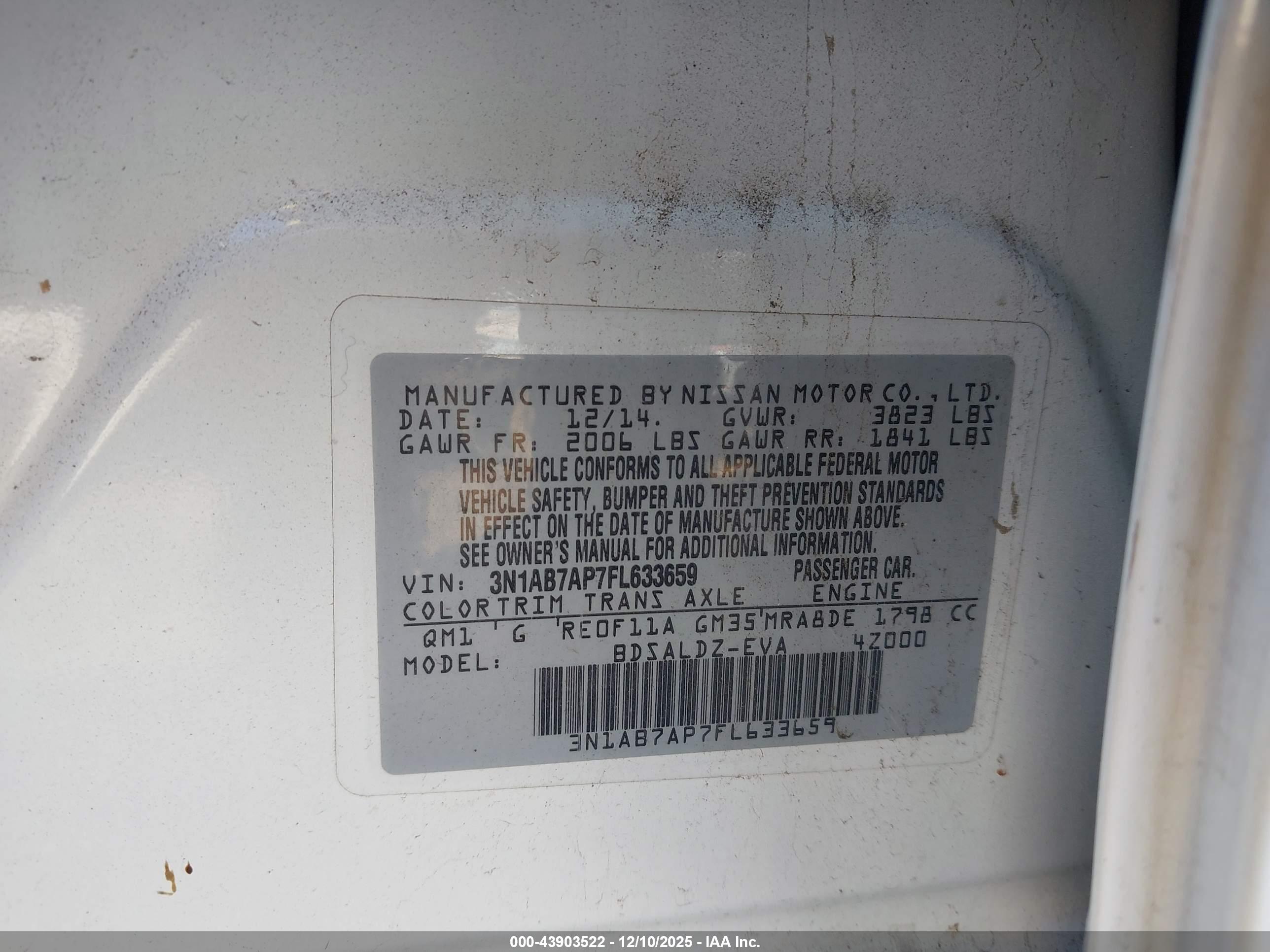 NISSAN SENTRA image 9