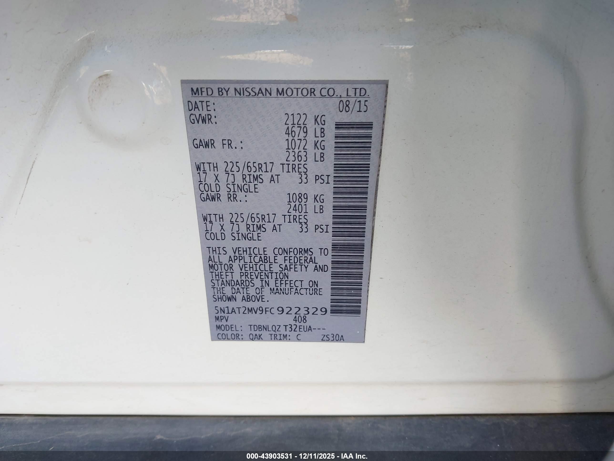 NISSAN ROGUE image 9
