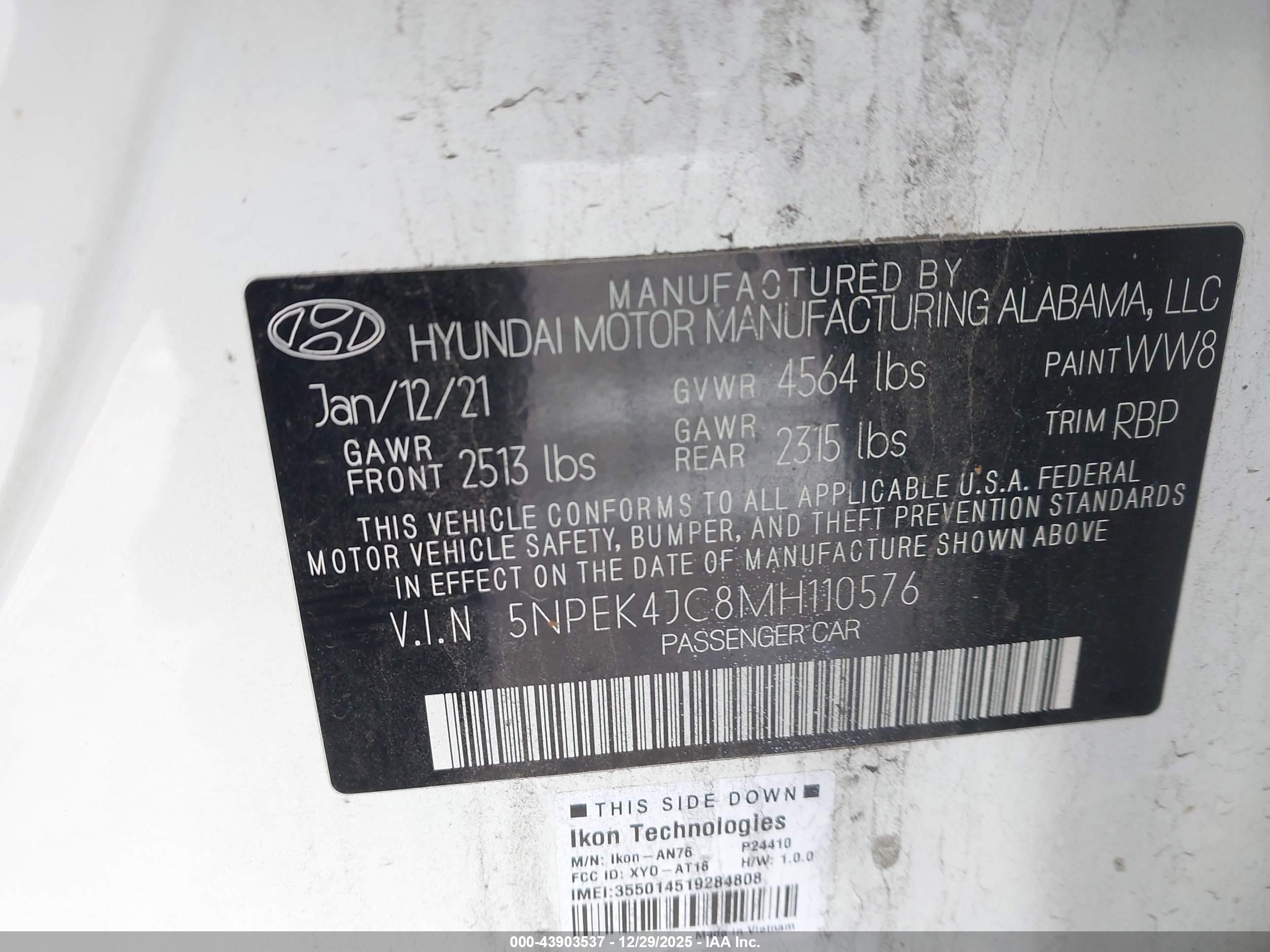 HYUNDAI SONATA image 9